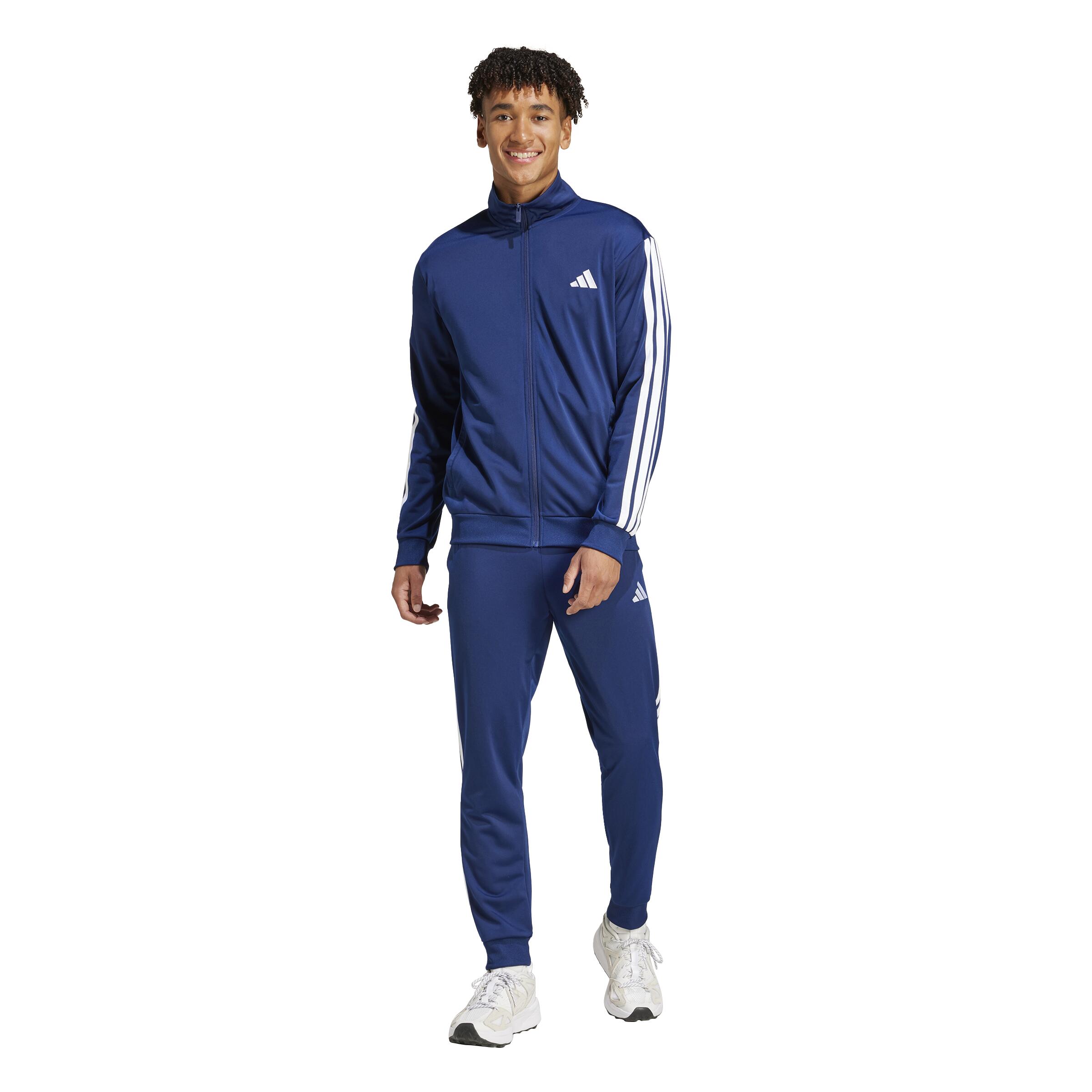 Tuta ADIDAS uomo ginnastica poliestere blu 6/11