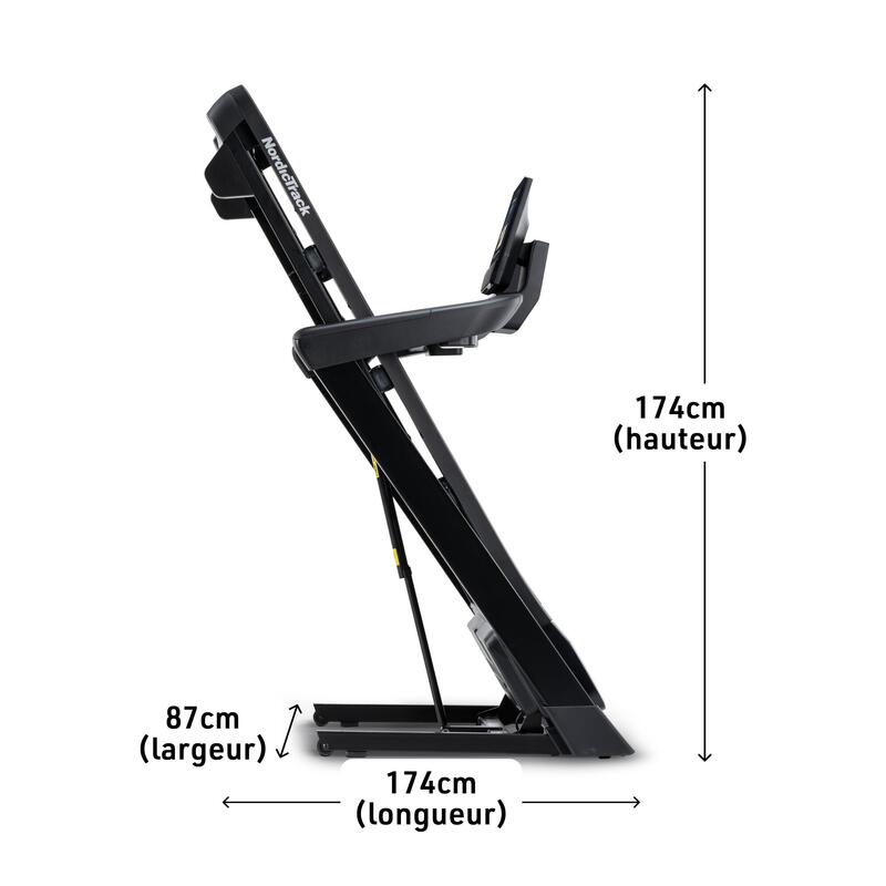 Tapis de course 20km/h et pliable T SERIES 9