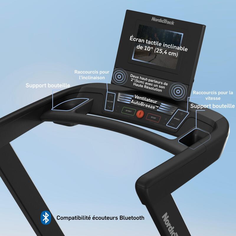Tapis de course 20km/h et pliable T SERIES 9