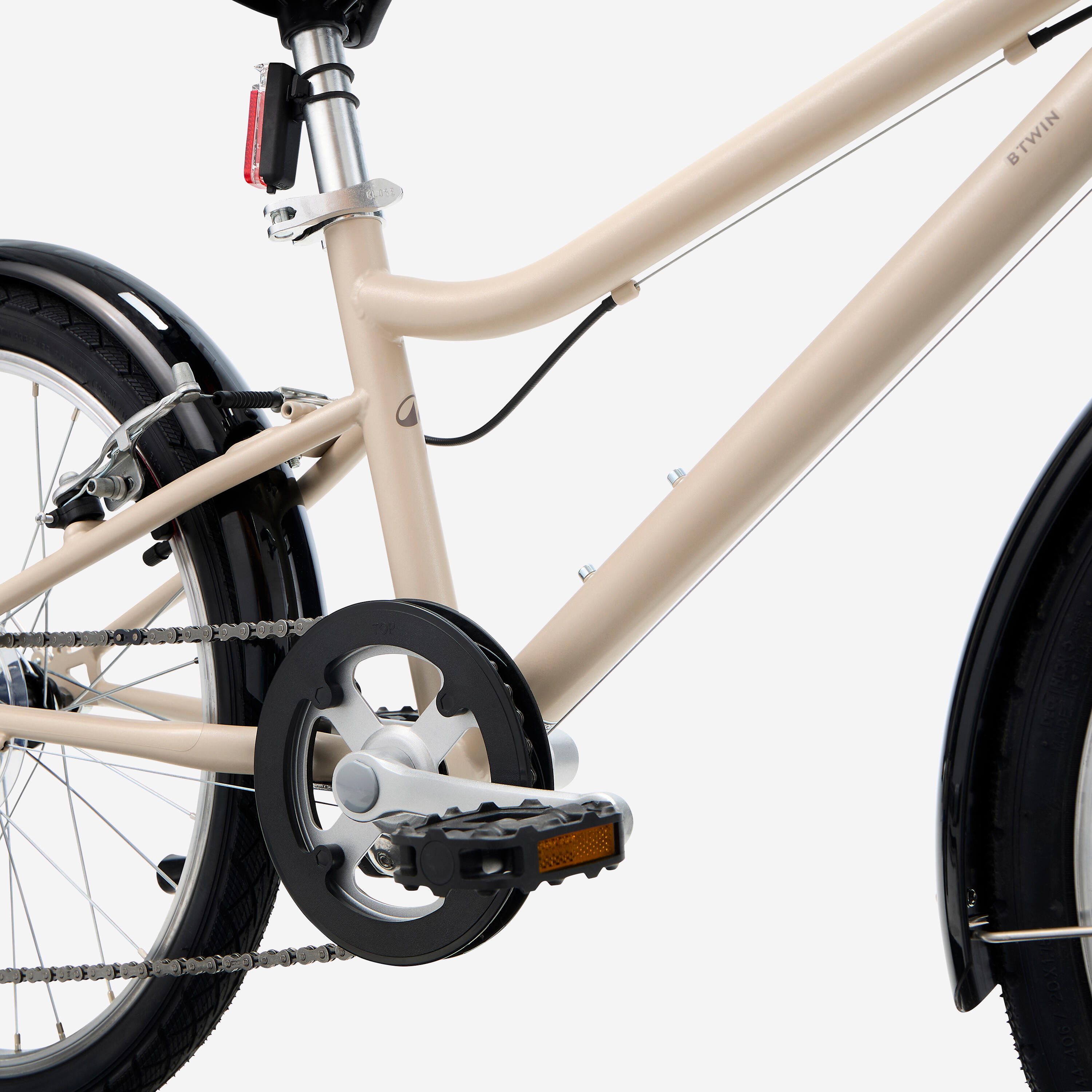 Kinderfahrrad Trekkingrad 20 Zoll Riverside 500 beige 6/13