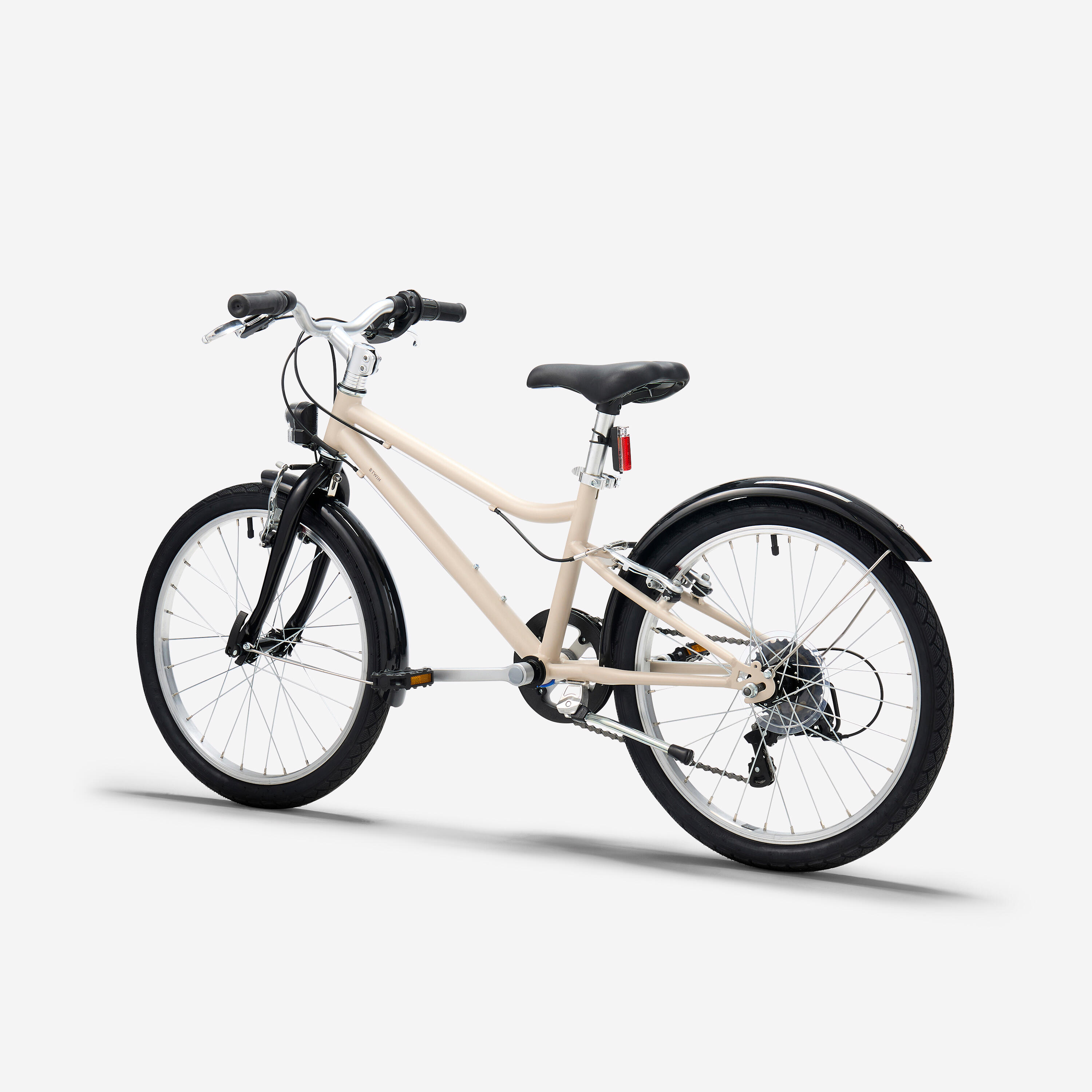 Kinderfahrrad Trekkingrad 20 Zoll Riverside 500 beige 3/13