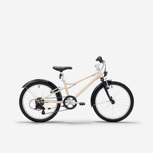 Bicicleta niños 20 pulgadas BTWIN 500 6-9 Años Beis