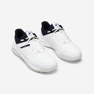 Waterproof Golf Shoes, MW500 white and navy