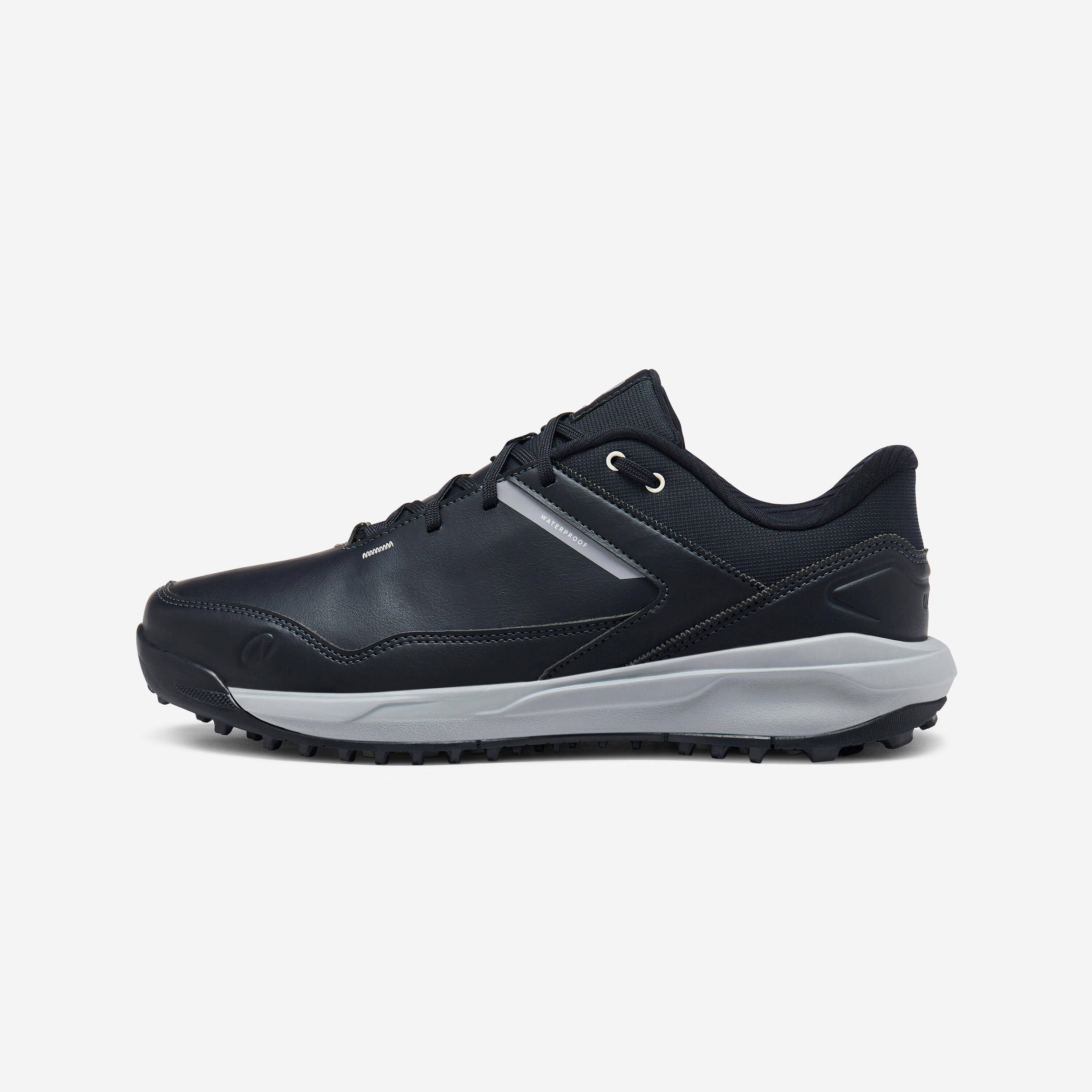Waterproof Golf Shoes, MW500 navy and grey -  5