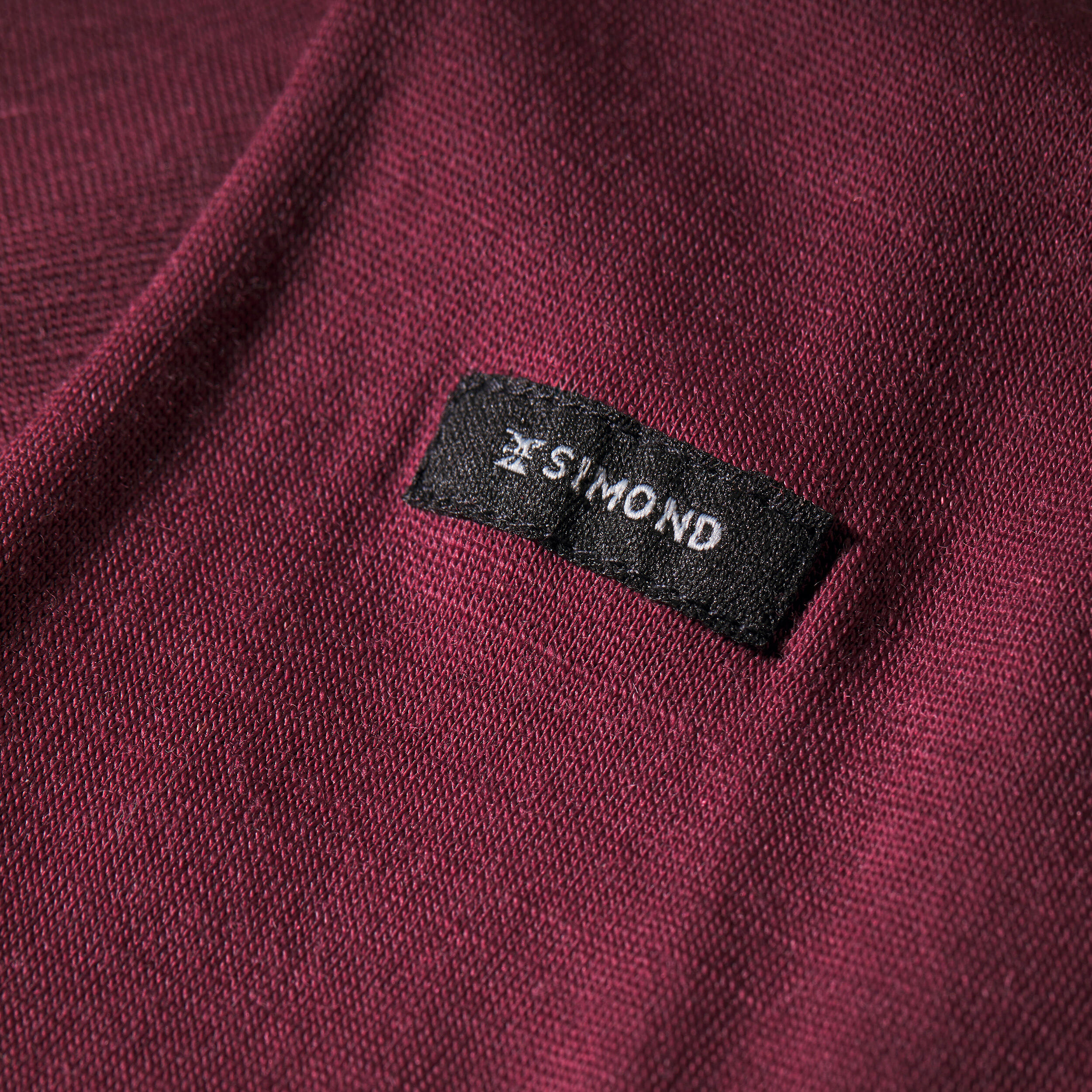 T-shirt manches longues en laine mérinos femme, Merino Resist bordeaux