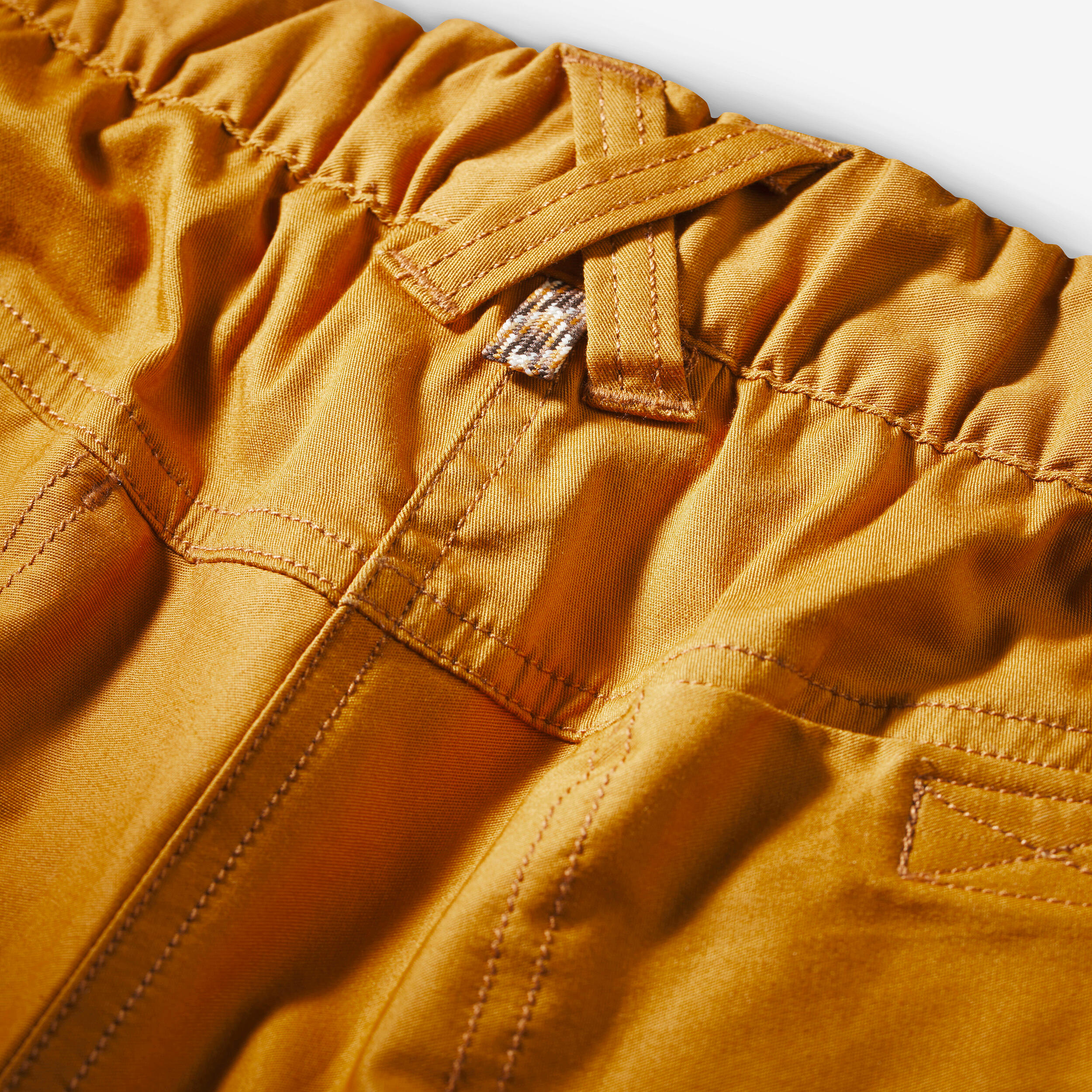 MEN’S STRETCHY CLIMBING SHORTS - VERTIKA OCHRE 10/10