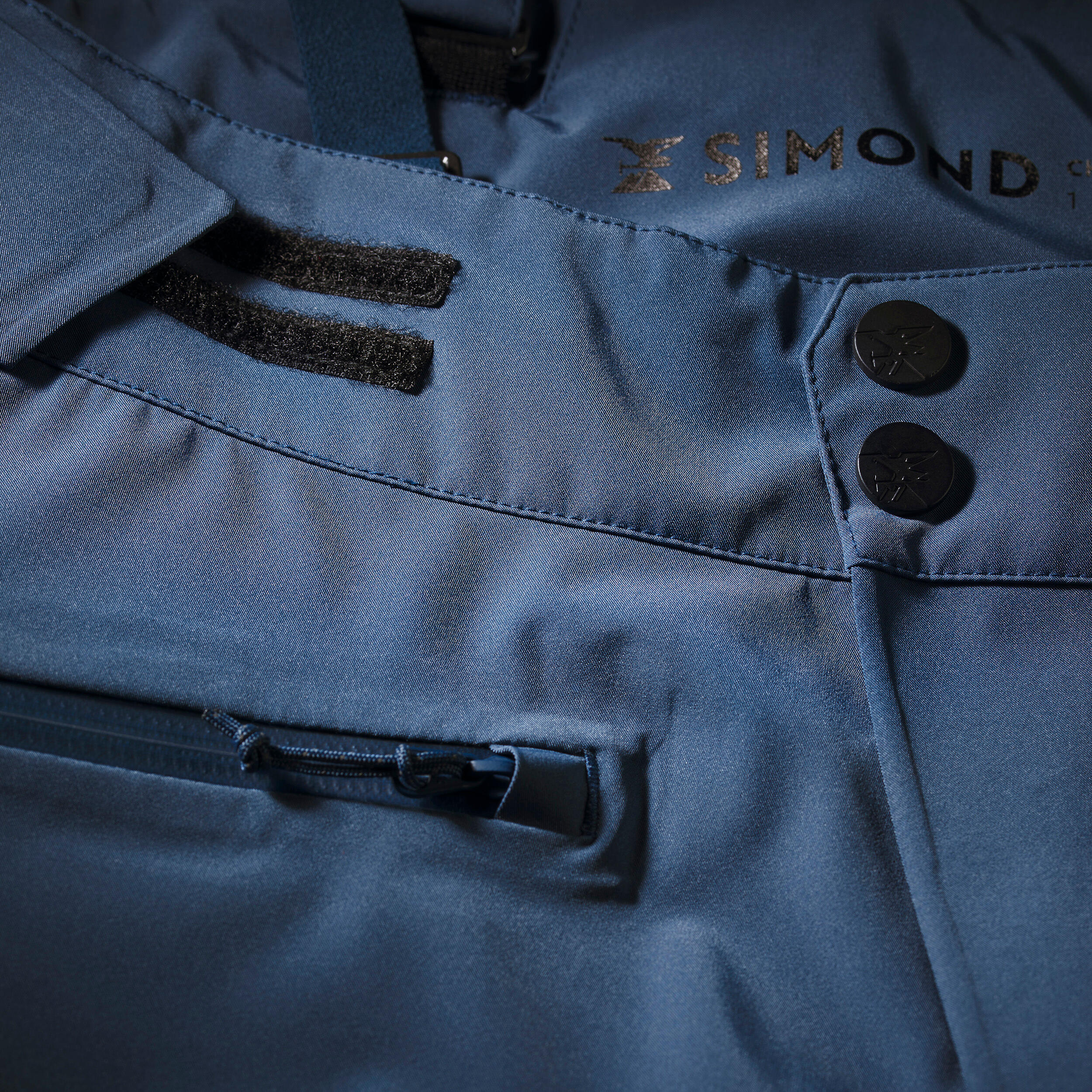 Pantalón impermeable alpinismo ICE Hombre - Azul pizarra 11/12