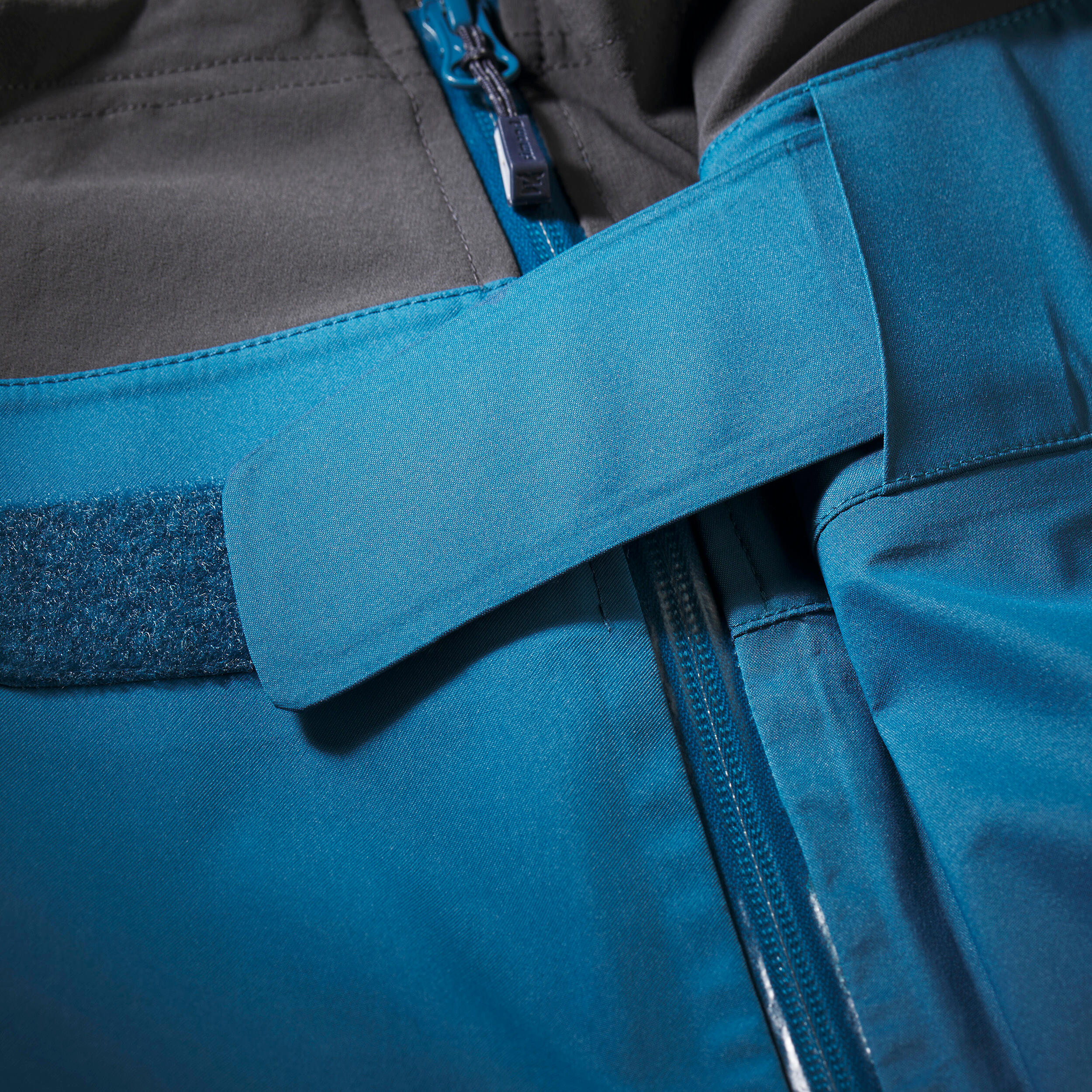 Men's mountaineering overtrousers ICE - Dark turquoise blue 12/13