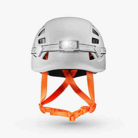 CLIMBING AND MOUNTAINEERING HELMET -  ROCK GREY