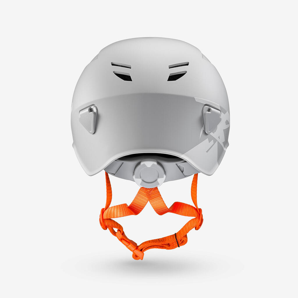CASQUE D'ESCALADE ET D'ALPINISME - ROCK  GRIS