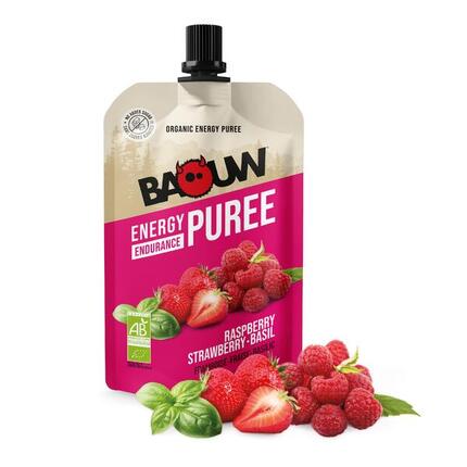 PUREE BIO X1 BAOUW FRAMBOISE FRAISE BASILIC
