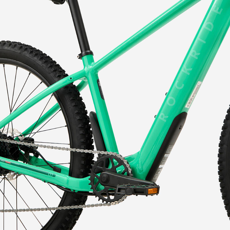 Bicicletă MTB electrică 26" 9-12 ani E EXPL 900 Verde Copii