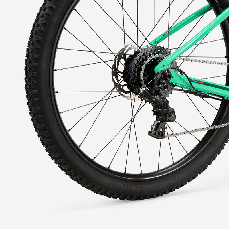 Bicicletă MTB electrică 26" 9-12 ani E EXPL 900 Verde Copii
