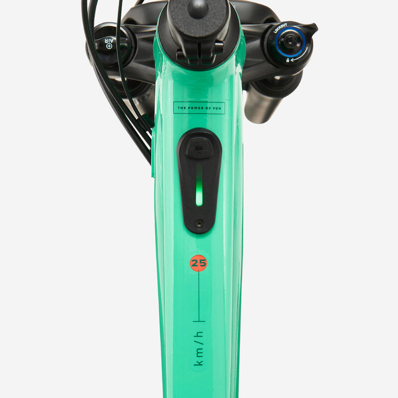 Bicicletă MTB electrică 26" 9-12 ani E EXPL 900 Verde Copii