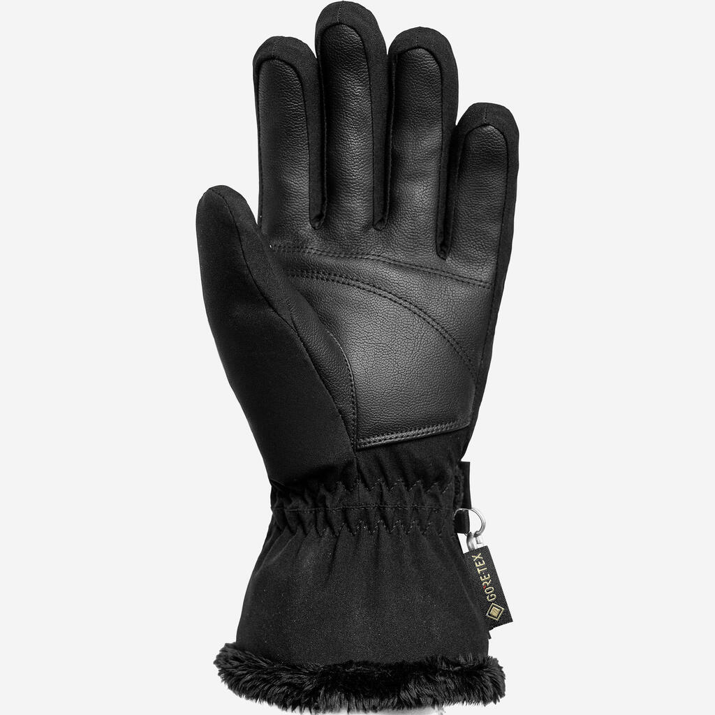 Reusch Lea warm and breathable ski gloves - Black