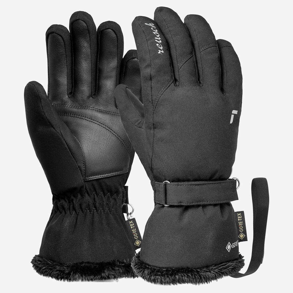 Reusch Lea warm and breathable ski gloves - Black