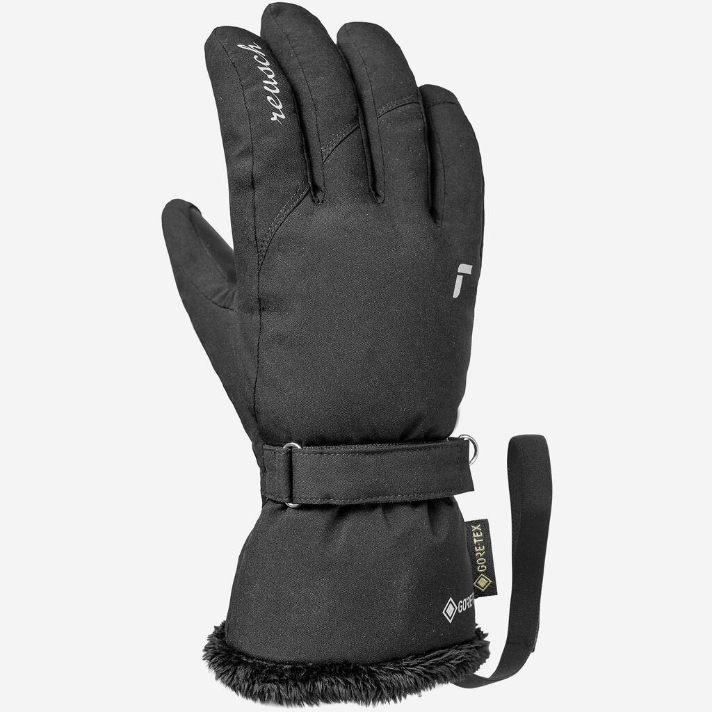 Reusch Lea warm and breathable ski gloves - Black
