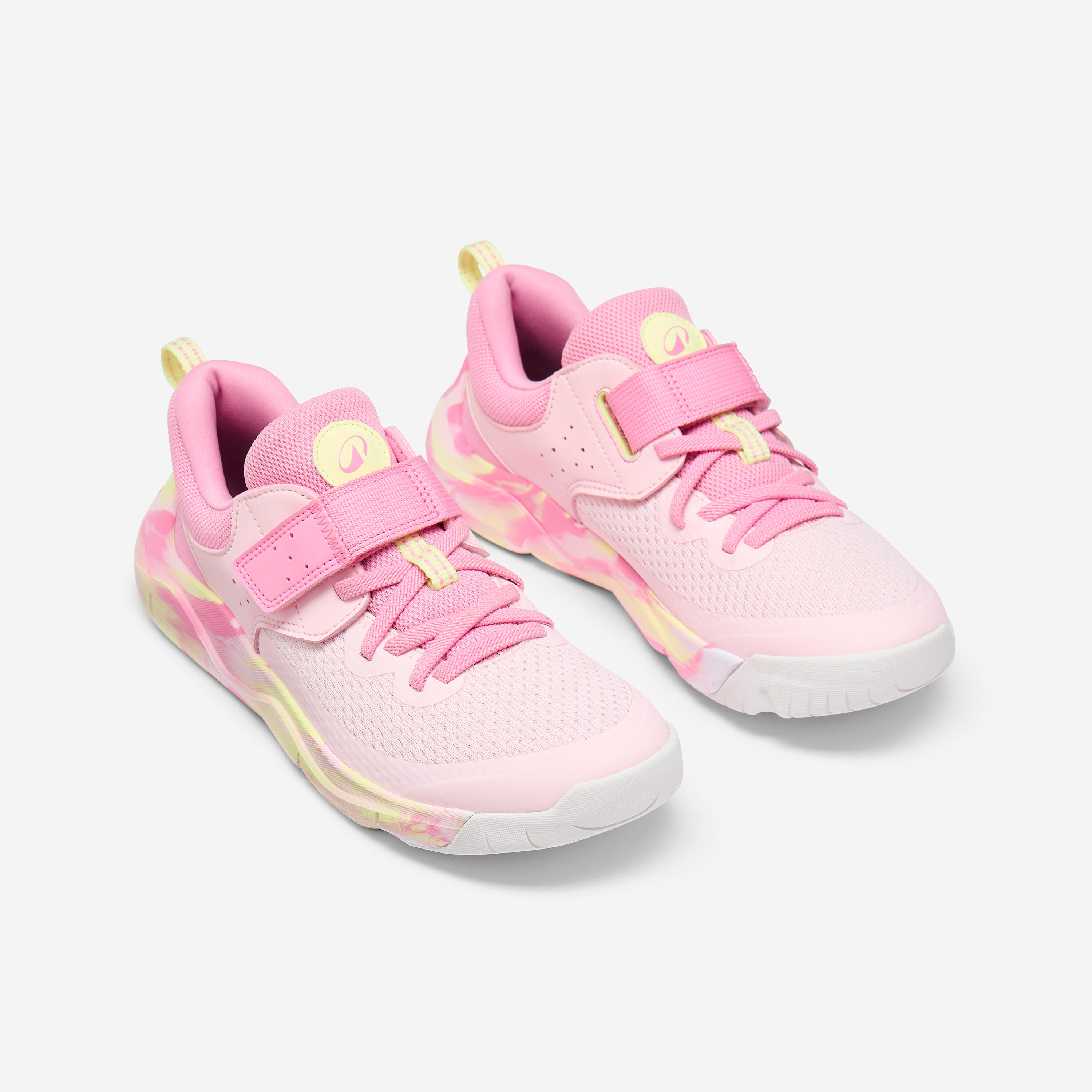 Chaussures à bande autoagrippante et lacets élastiques enfant, Playful Fast - DECATHLON