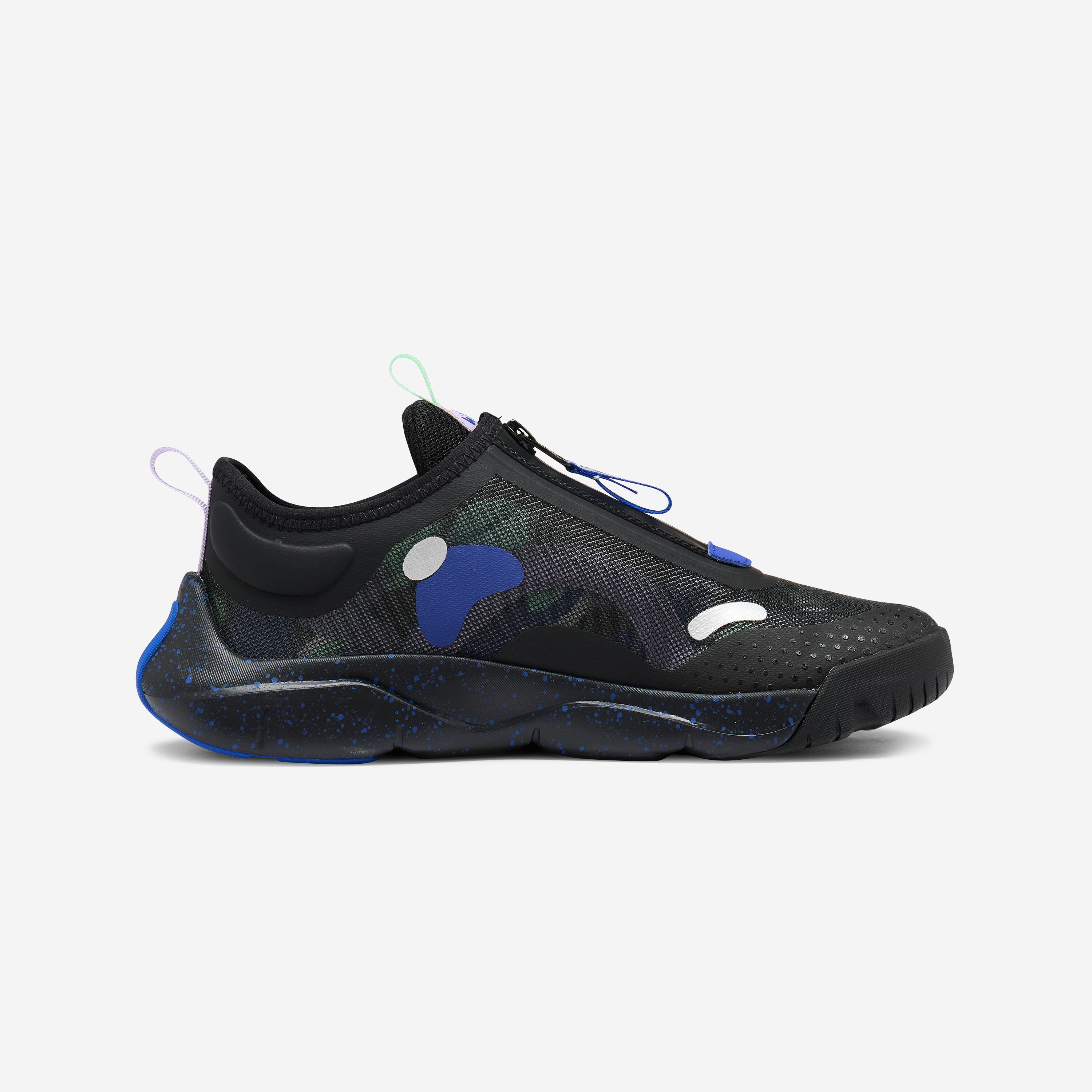 Chaussures multisport imperméable enfant mixte, Playful vert, noir et bleu 5/7