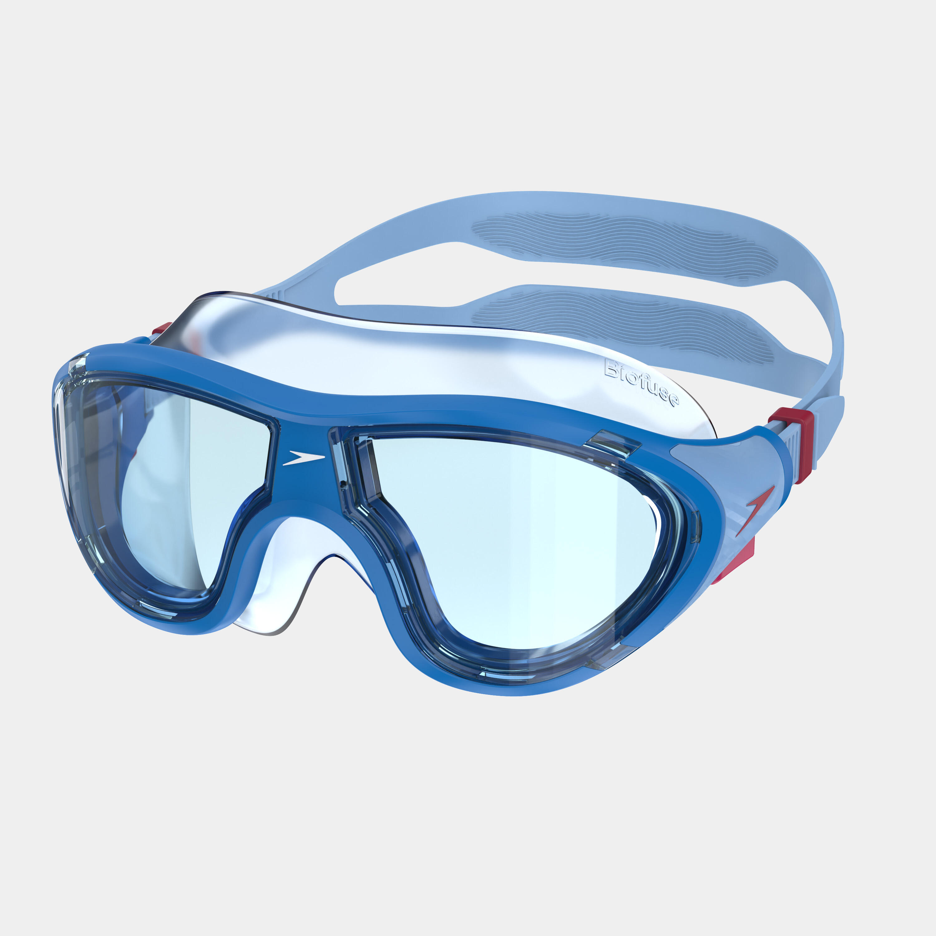 Vaikiška plaukimo kaukė „Speedo Biofuse“, mėlyna - „Decathlon“