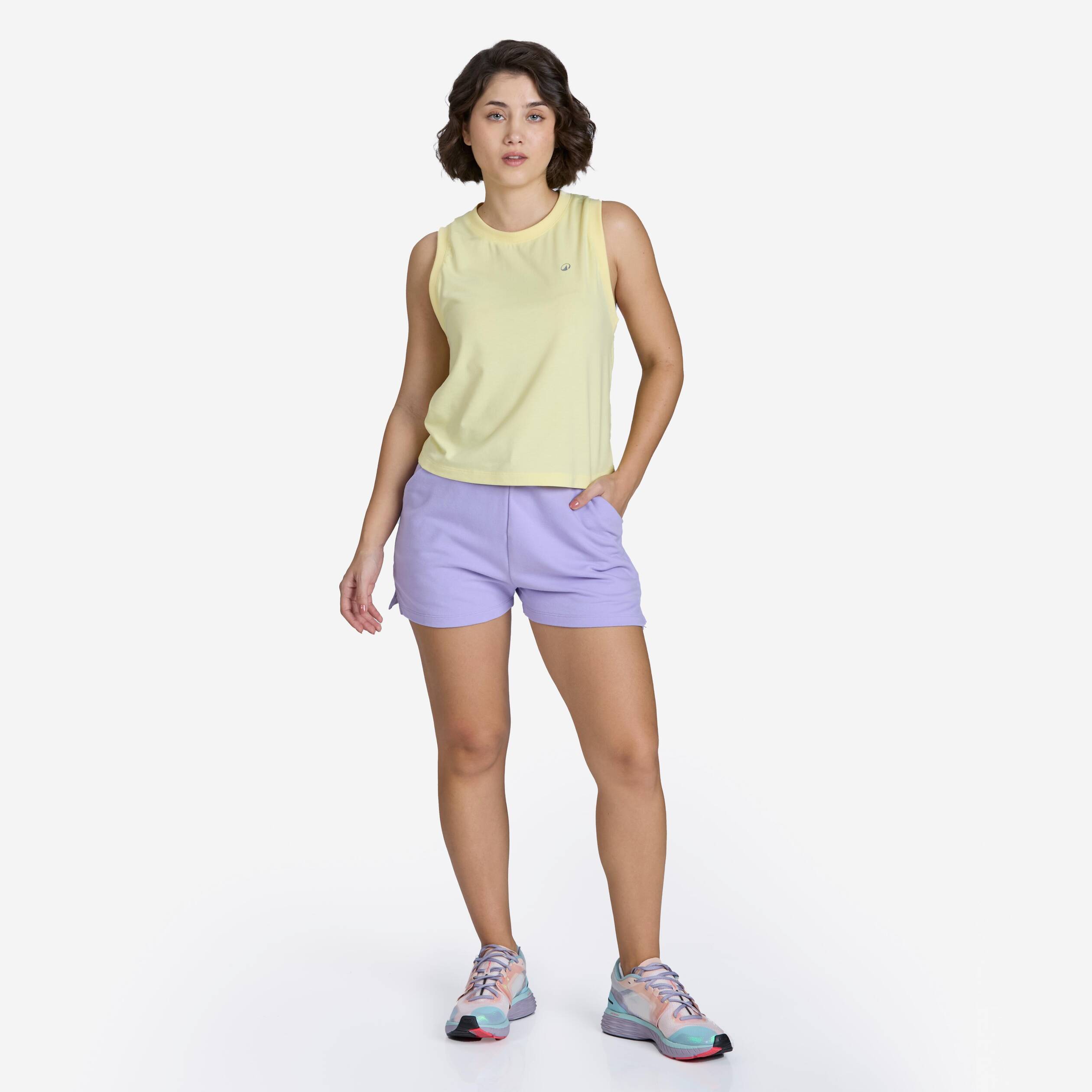 Women's Fitness Shorts with Pocket 520 - Lavender Purple