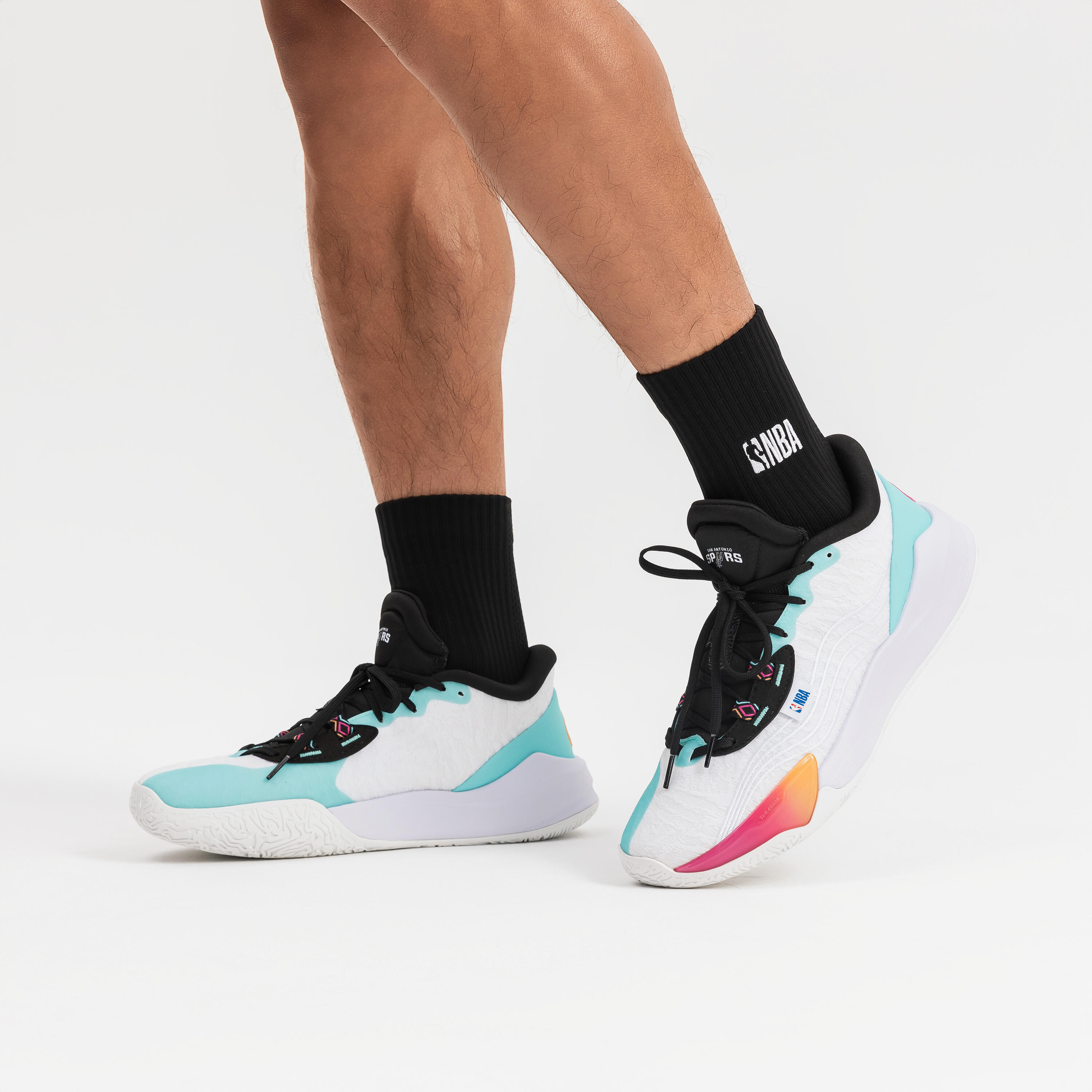 Zapatillas de baloncesto NBA Spurs hombre/mujer -  FAST 900 LOW-1 Blanco 15/35