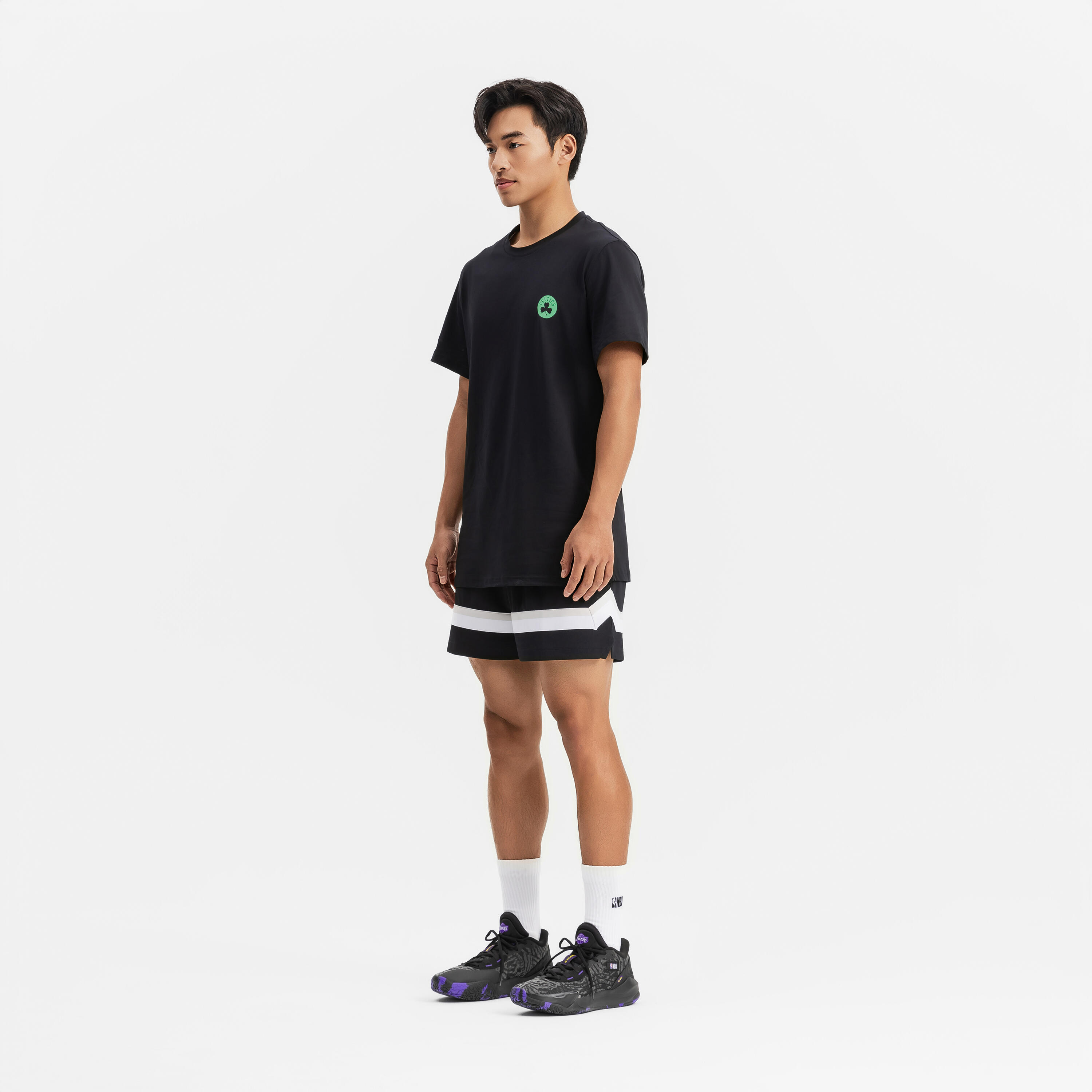 Zapatillas de baloncesto NBA Lakers hombre/mujer -  FAST 900 LOW-1 Negro 19/46