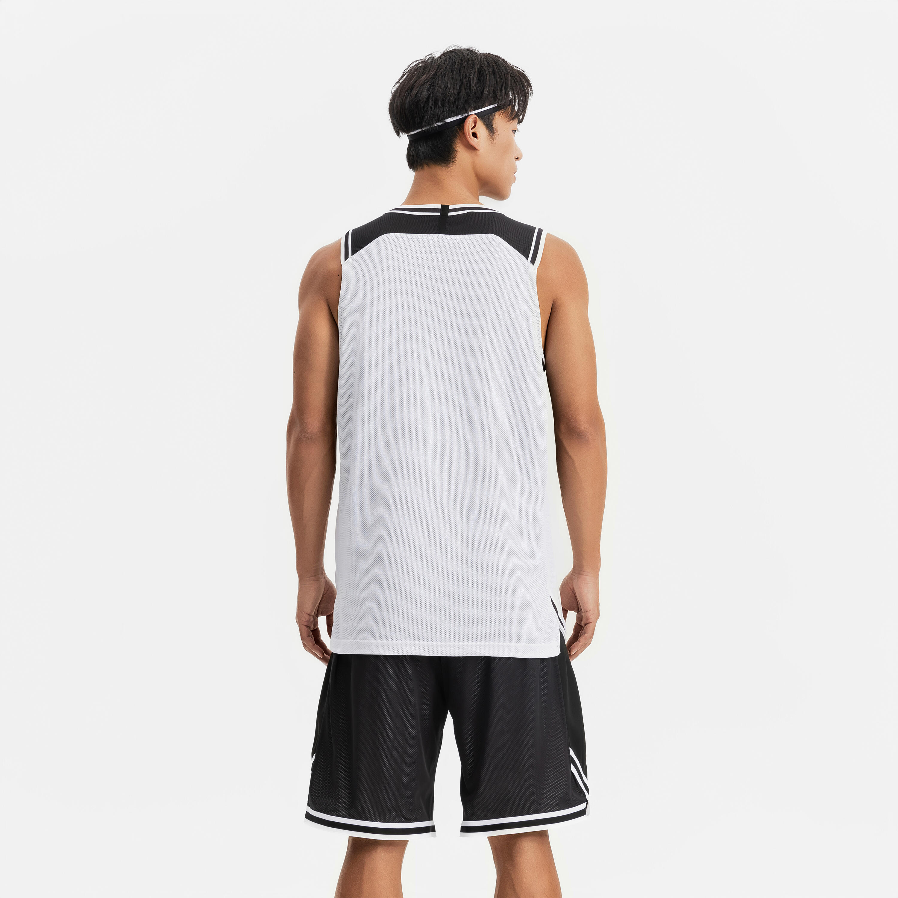 Adult Reversible Tank Top - Black/White