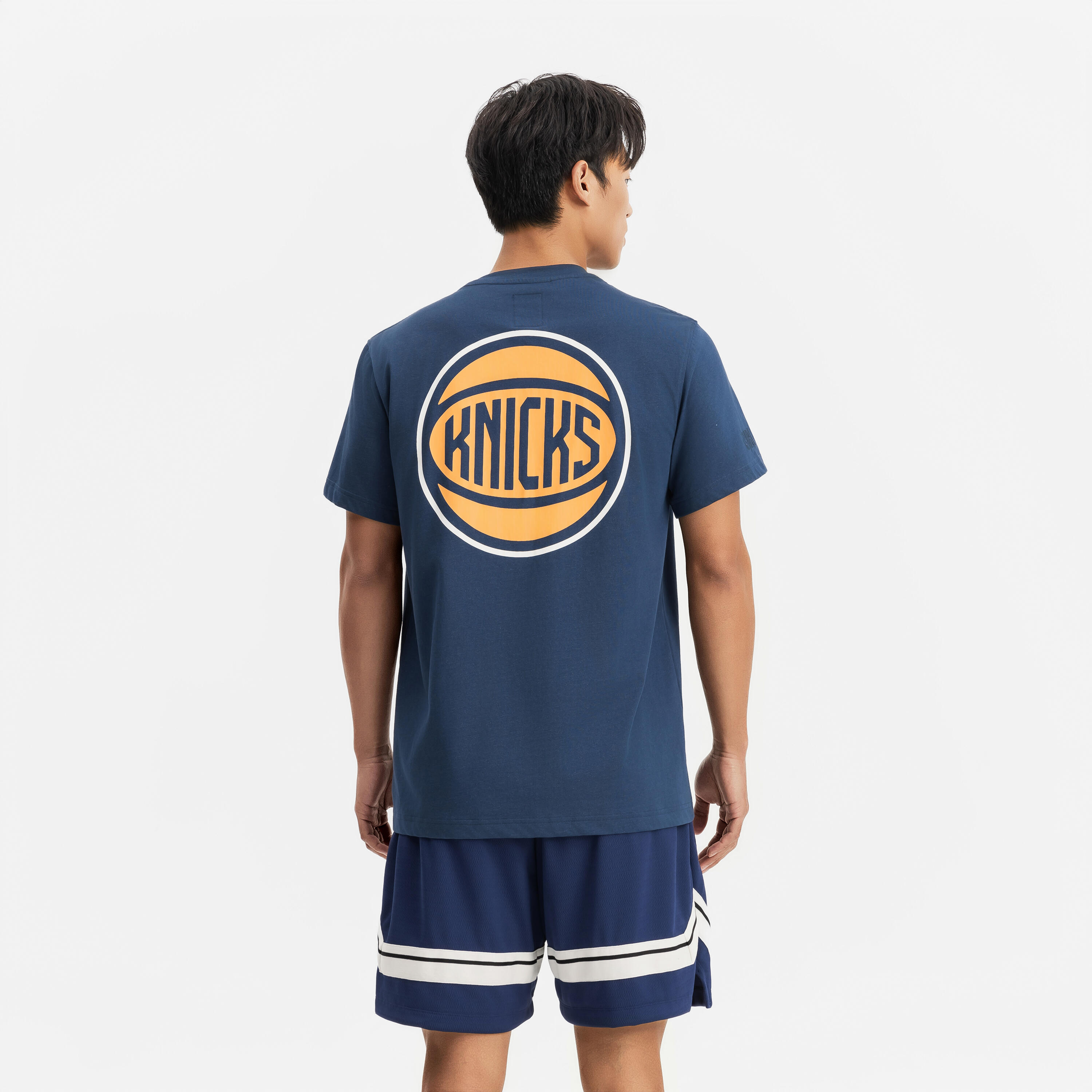 NBA Knicks Basketball-T-Shirt für Männer und Frauen, 900, Blau 3/10