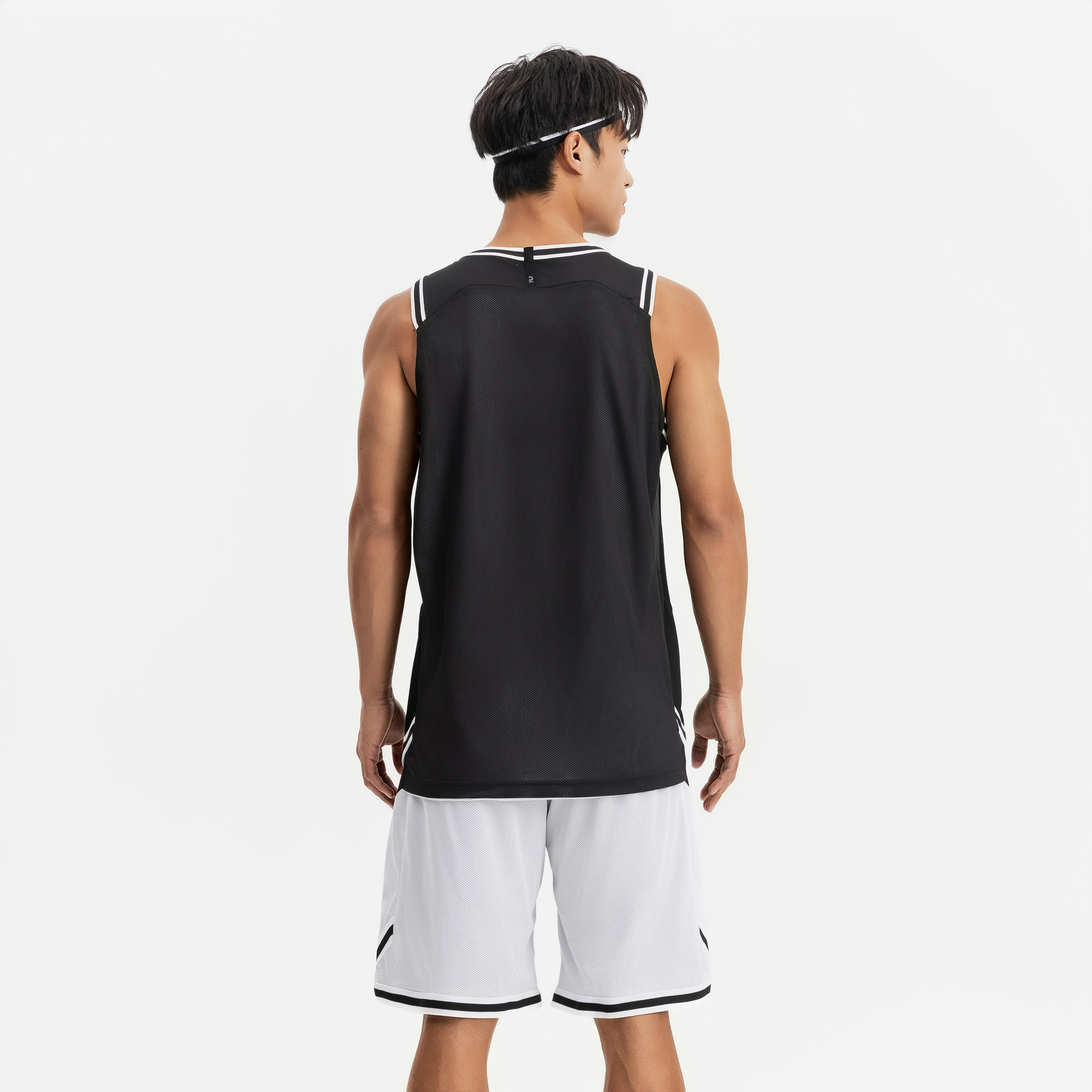 Adult Reversible Tank Top - Black/White