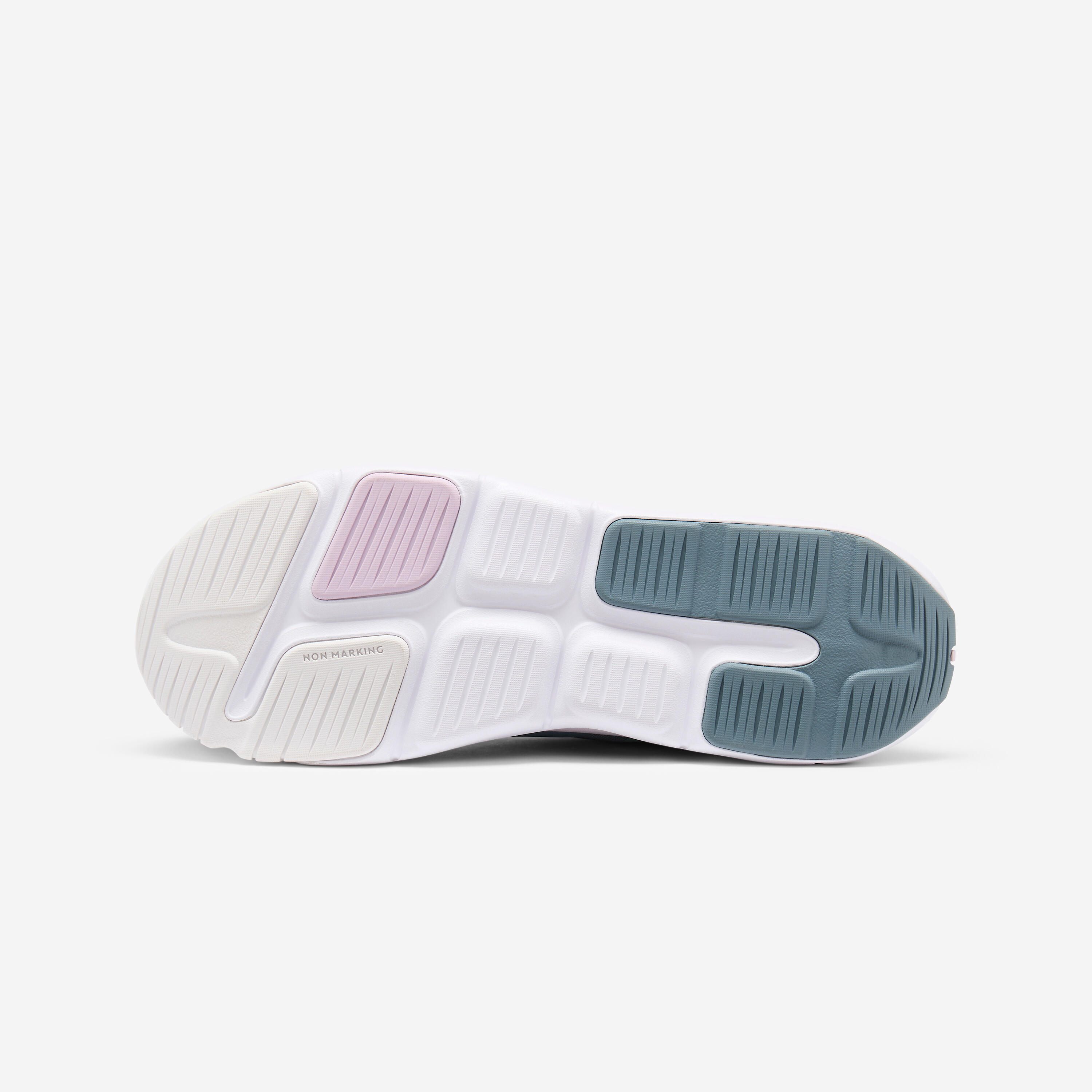 Chaussures multisport imperméable enfant mixte, Playful vert, gris, et bleu 4/8