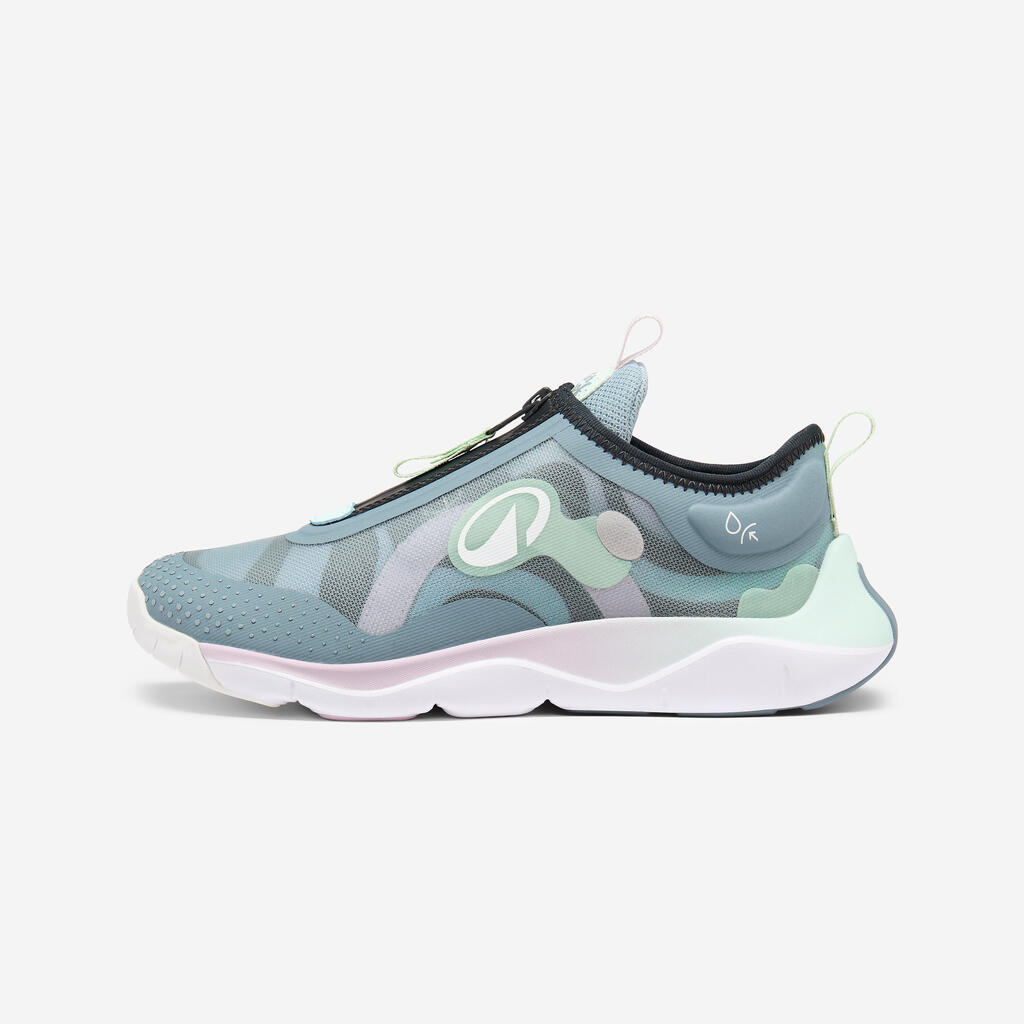 Kids' Unisex Waterproof Multisport Shoes - Green / Grey / Blue / Mauve