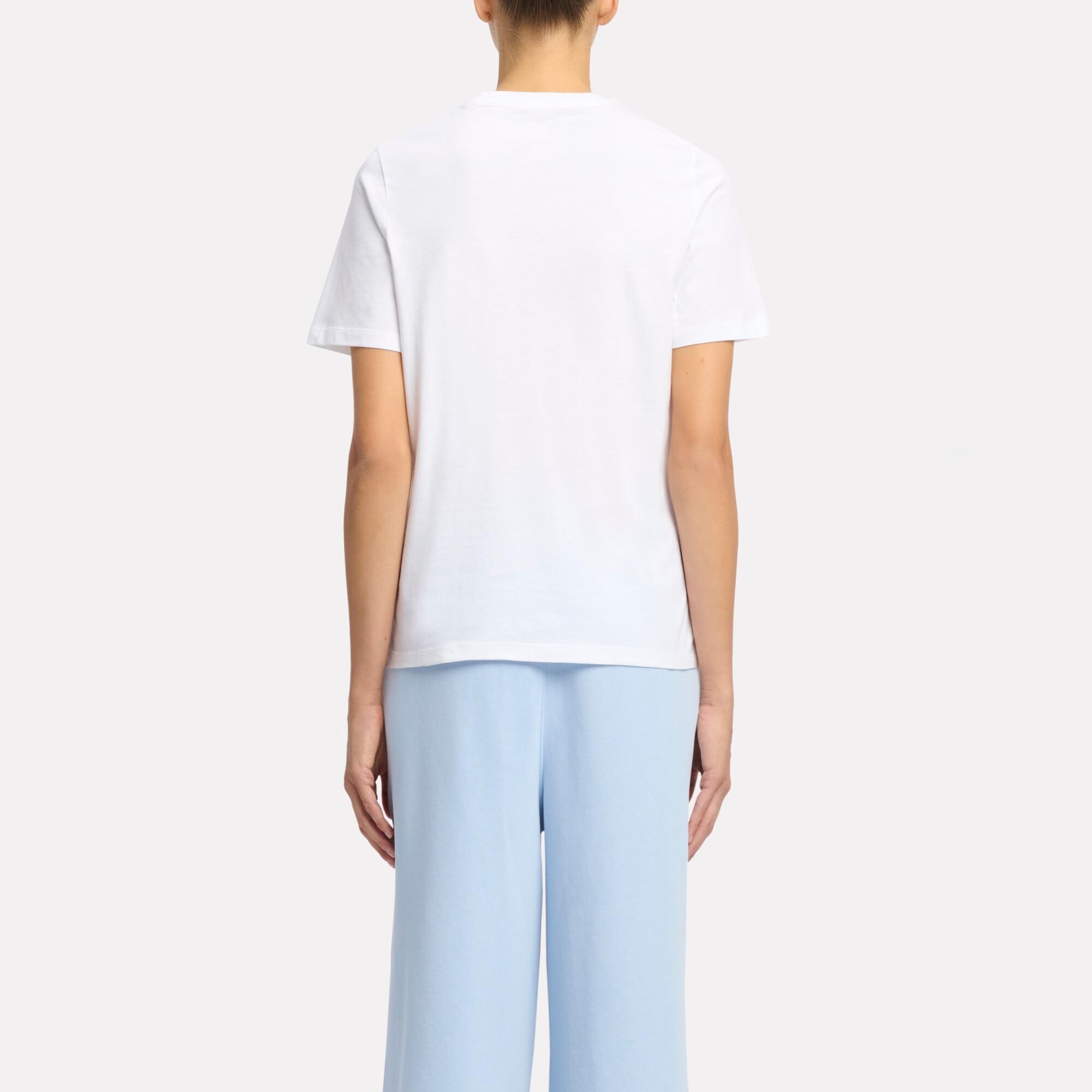 T-shirt de fitness femme, blanc 4/4