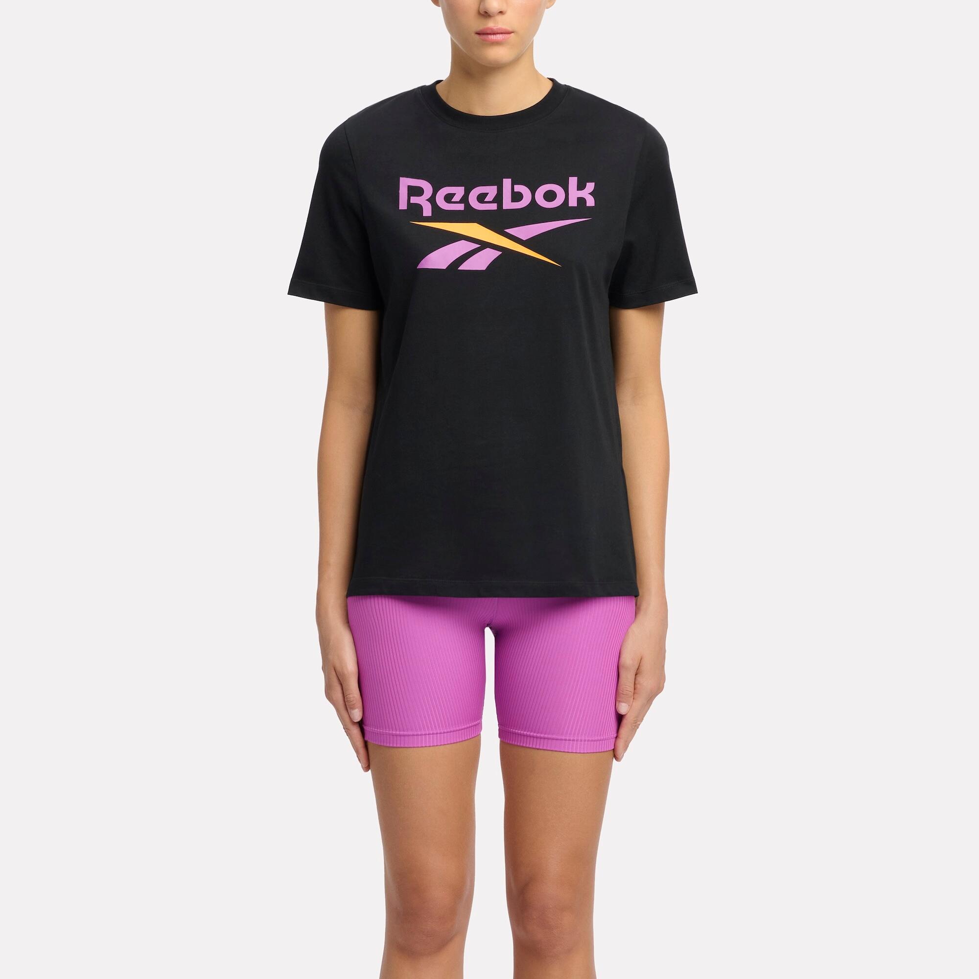 Tricou Fitness Reebok Negru-Roz Damă