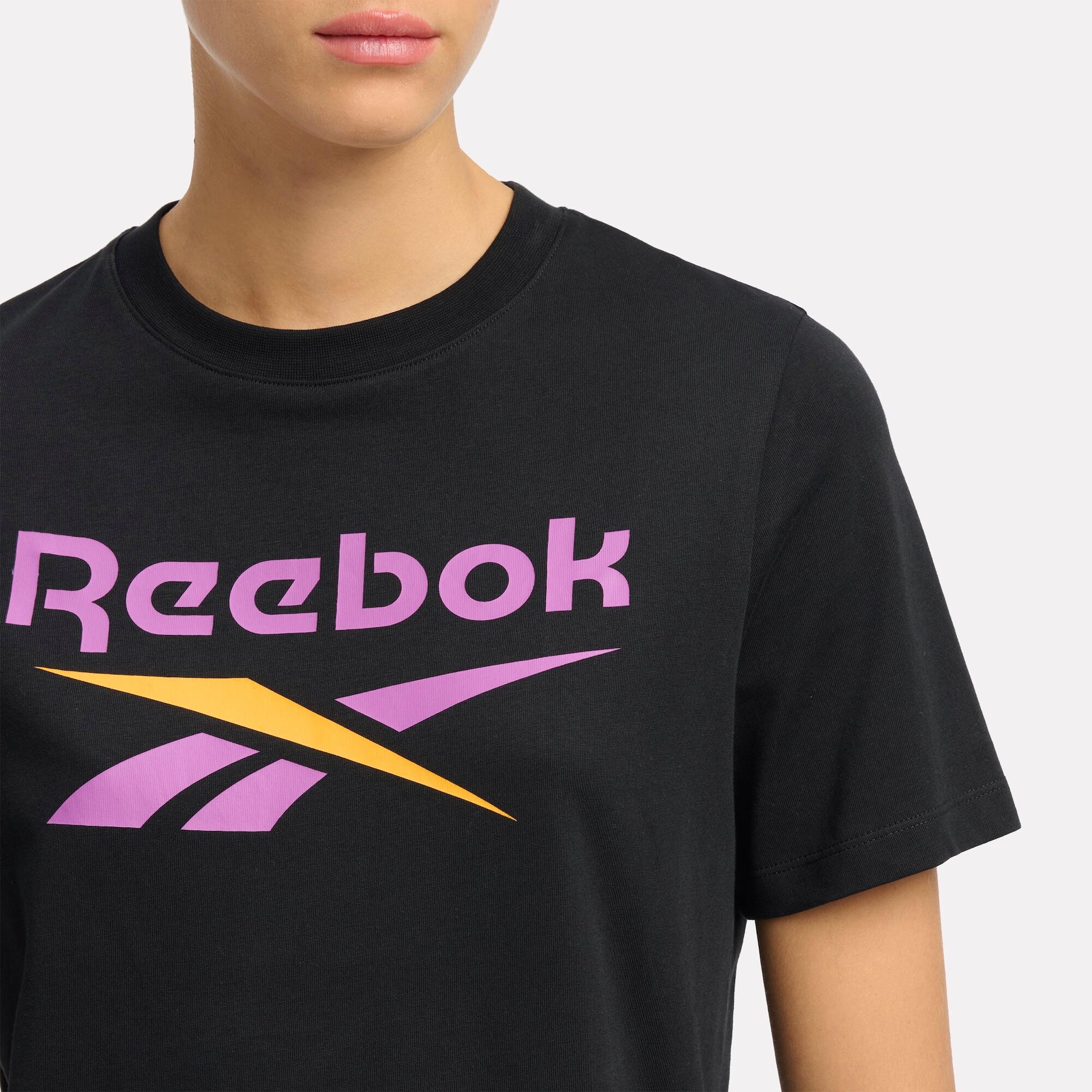 T-shirt de fitness femme, noir et rose 4/4