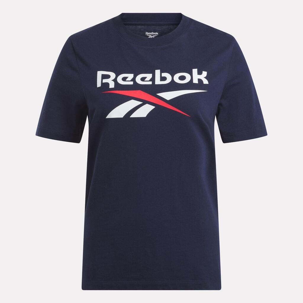 Women's Fitness T-Shirt - Blue & White