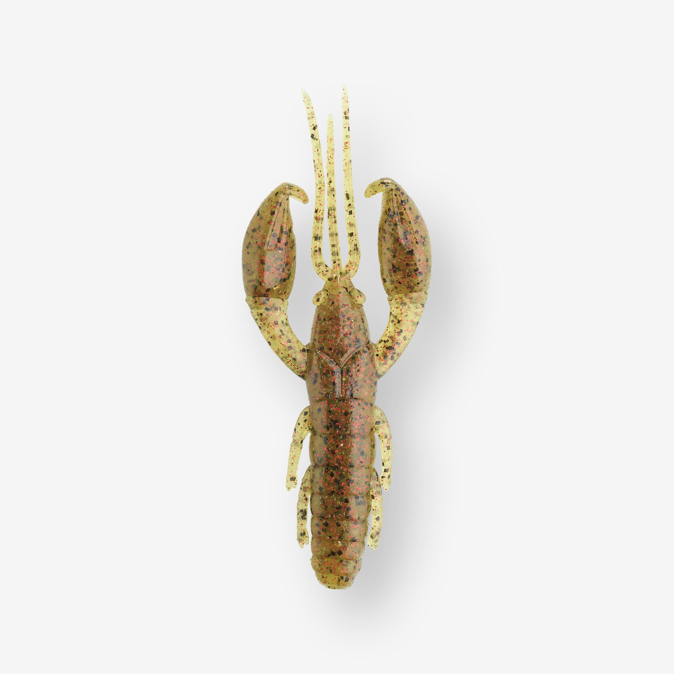 CAPERLAN Softbaits rivierkreeft met lokmiddel WXM Yubari Craw 3.5" 9 cm watermeloen rood