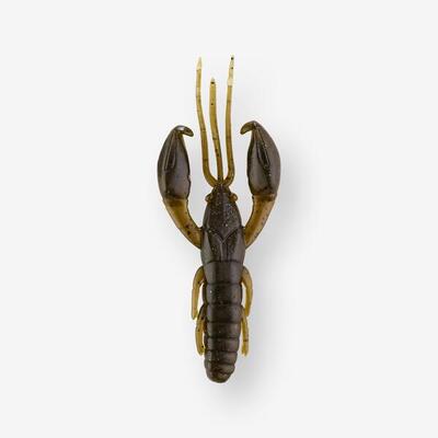 Softbaits rivierkreeft met lokmiddel wxm yubari craw 3.5" 9 cm green pumpkin bf