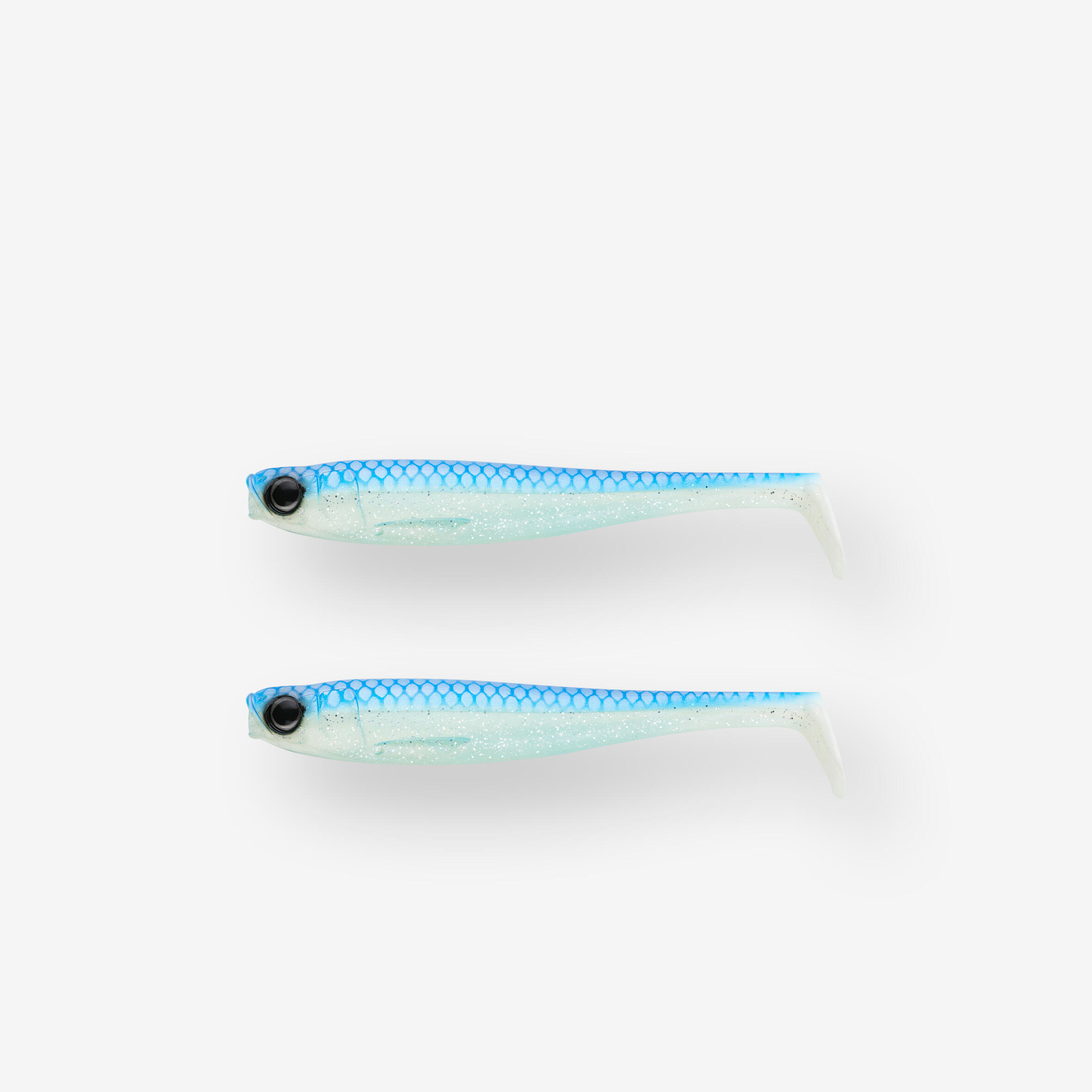 CAPERLAN Gummiköder Hecht Shad Rogen 120 2 Stk. blau 