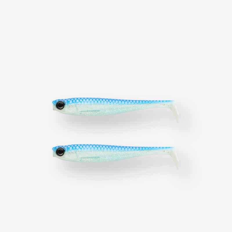 ROGEN SOFT SHAD PIKE LURE 120 BLUE X2