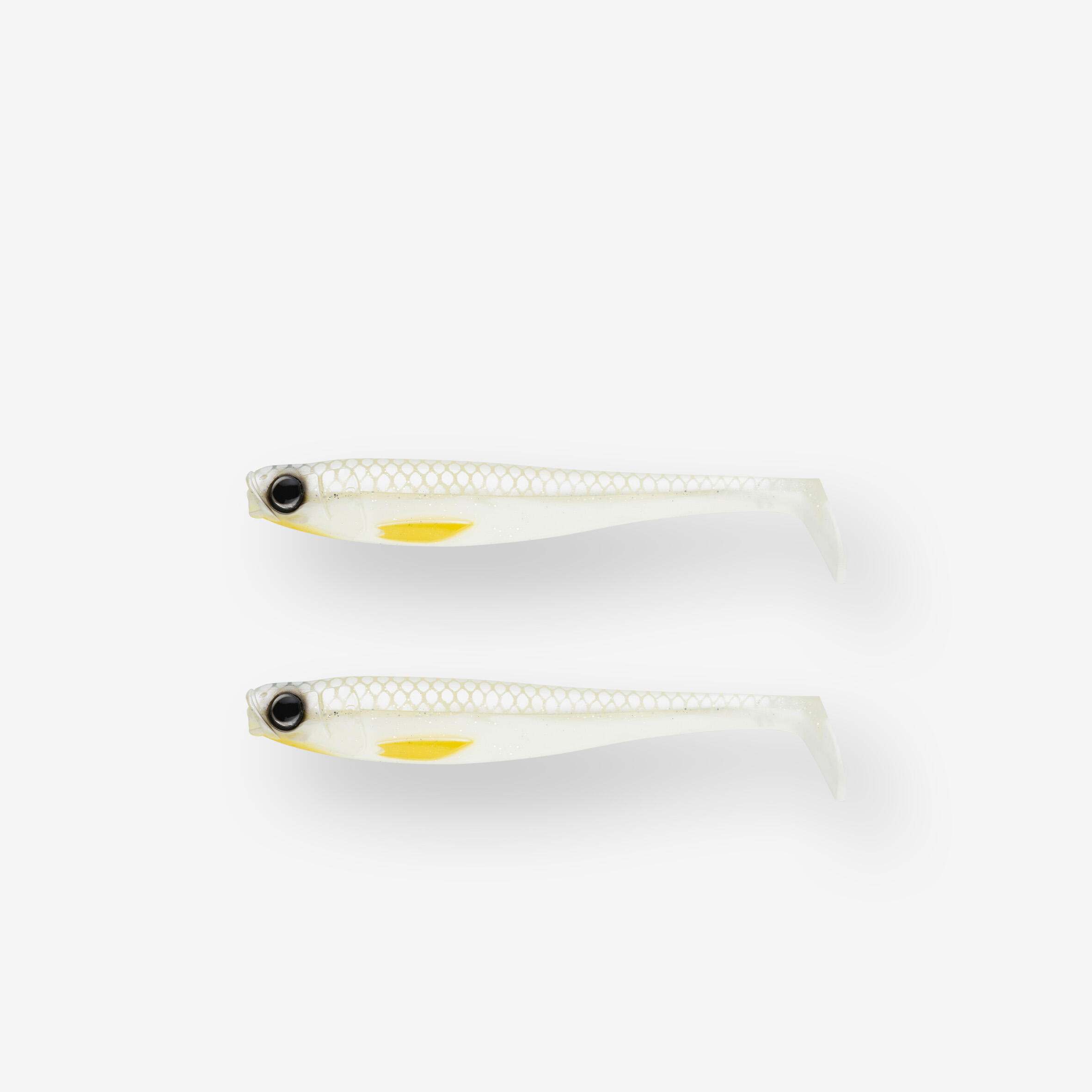 Set năluci flexibile ȘTIUCĂ SHAD ROGEN 120 ALB X2