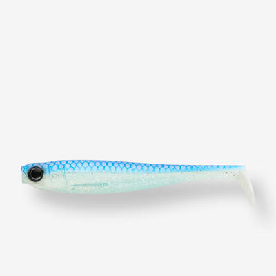 Softbait snoek shad rogen 250 blauw 1 stuk