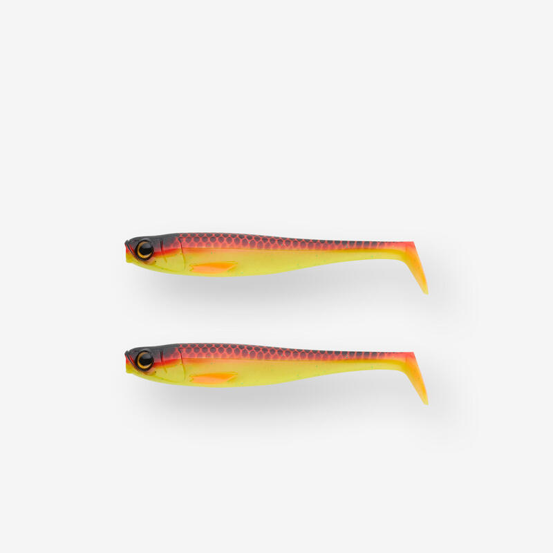Miękka przynęta szczupakowa Shad Rogen 120 pomarańczowa X2