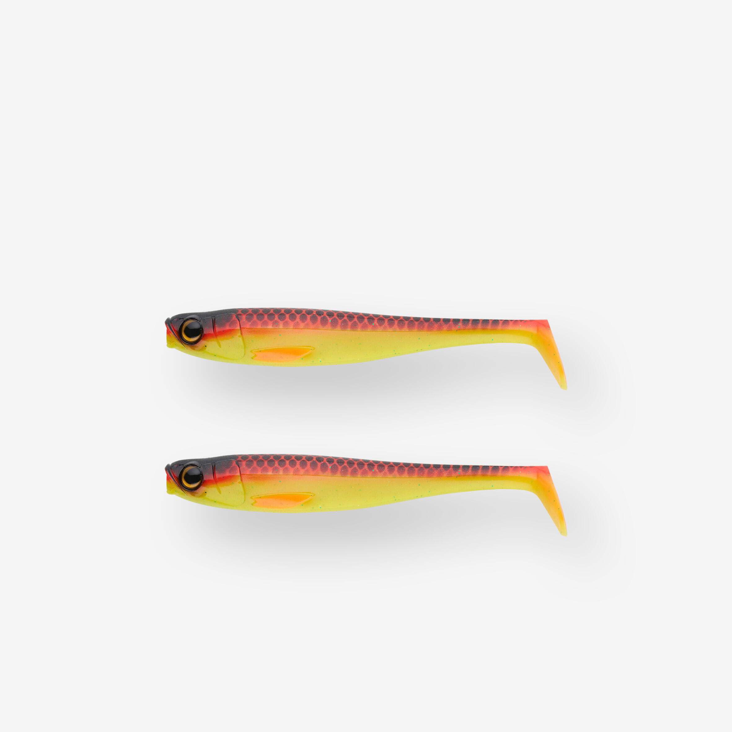 Set năluci flexibile SHAD ȘTIUCĂ ROGEN 120 PORTOCALIU X2