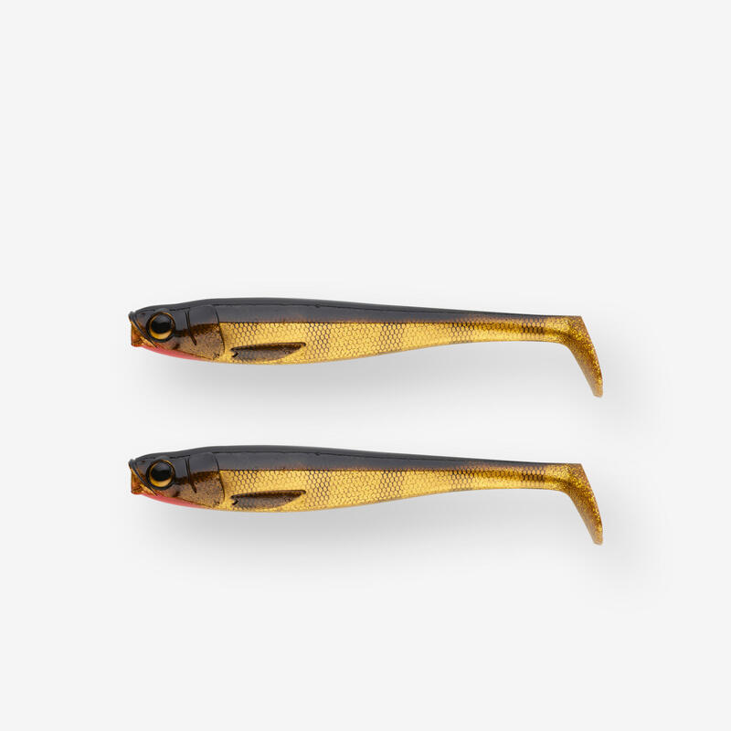 LEURRE SOUPLE BROCHET SHAD ROGEN 160 GOLD X2