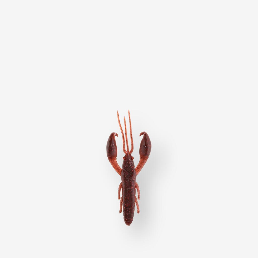 Gummiköder Krebs mit Lockstoff WXM Yubari CRW 2'' 5 cm Back Red Craw 