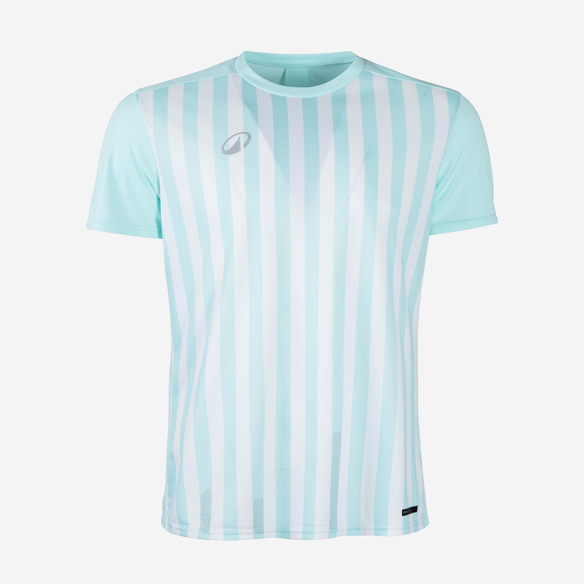 Men Football Short Sleeve Tshirt Quick Dry F100 - Blue & White