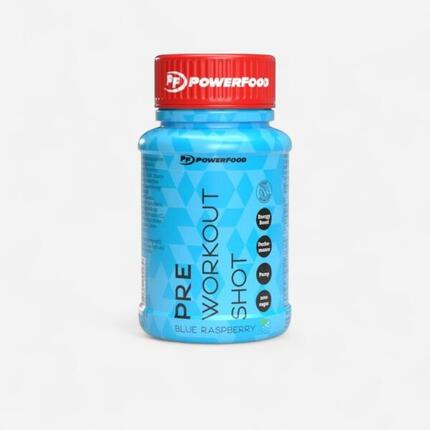 PRE WORK OUT SHOT NUTRITION SPORTIVE - PRE WOURK OUT POWERFOOD BLEU RASPBERRY