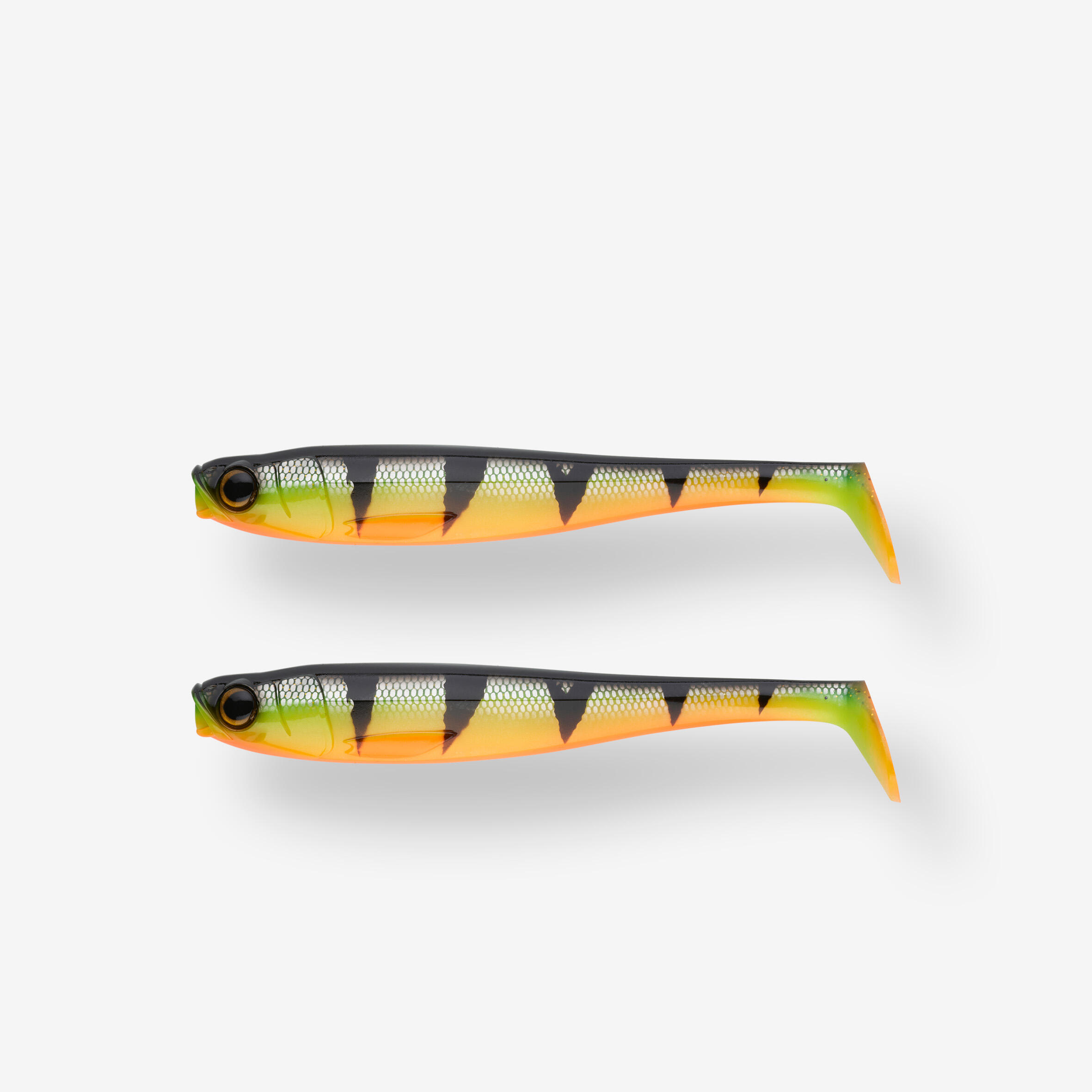 CAPERLAN Softbaits snoek shads Rogen 160 firetiger 2 stuks
