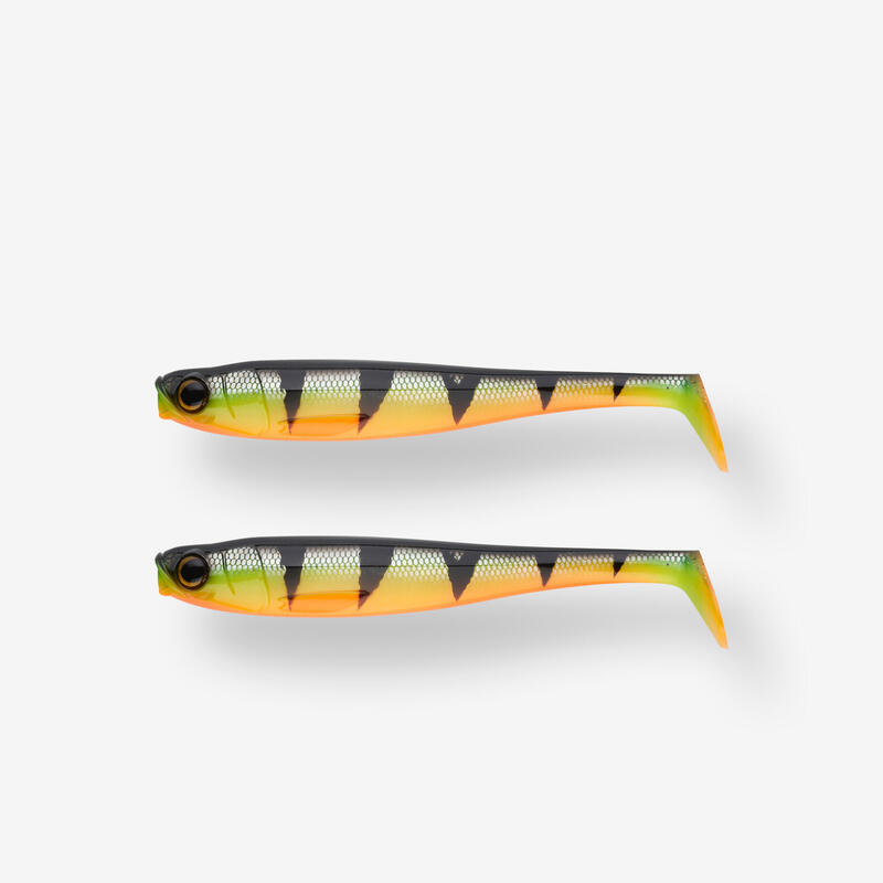 LEURRE SOUPLE BROCHET SHAD ROGEN 160 FIRETIGER X2